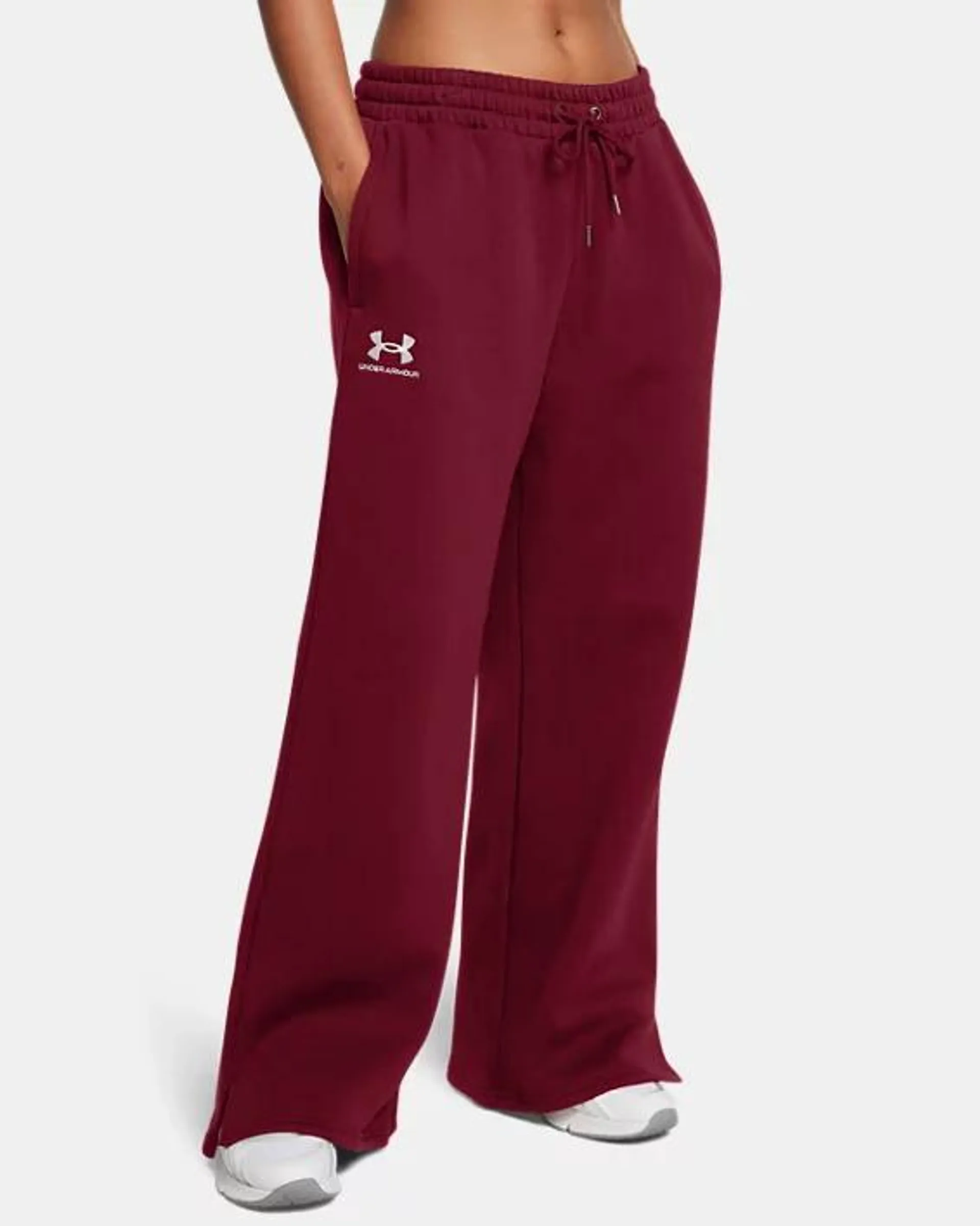 Women's UA Icon Fleece Wide Leg Pants