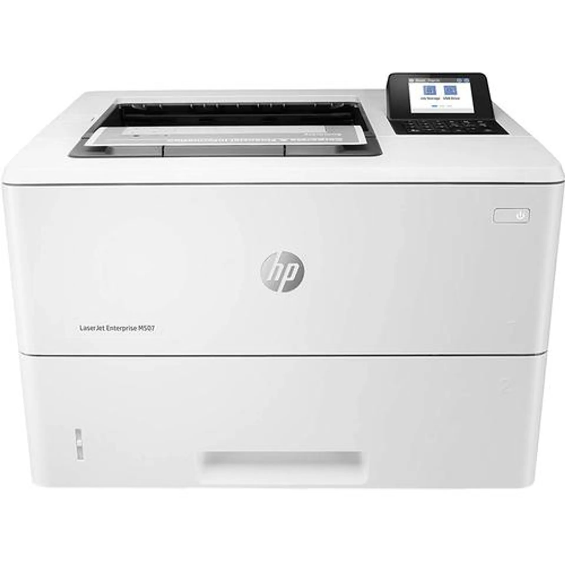 Hewlett Packard LaserJet Enterprise M507dn Monochrome Printer with built-in Ethernet - Open Box