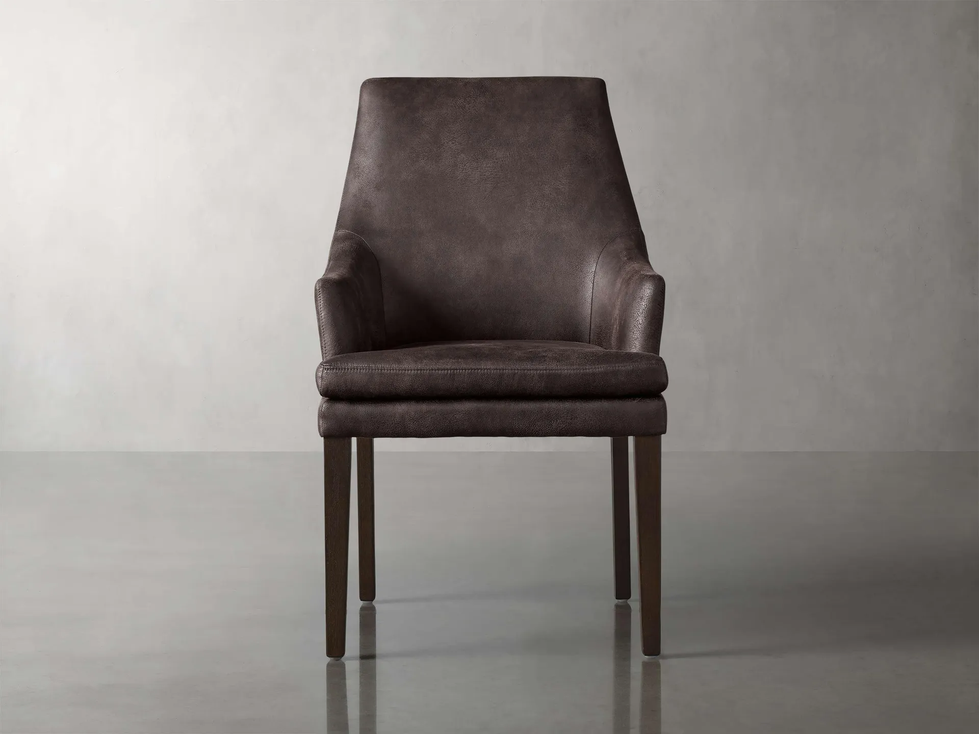 Lunden Faux Leather Dining Arm chair