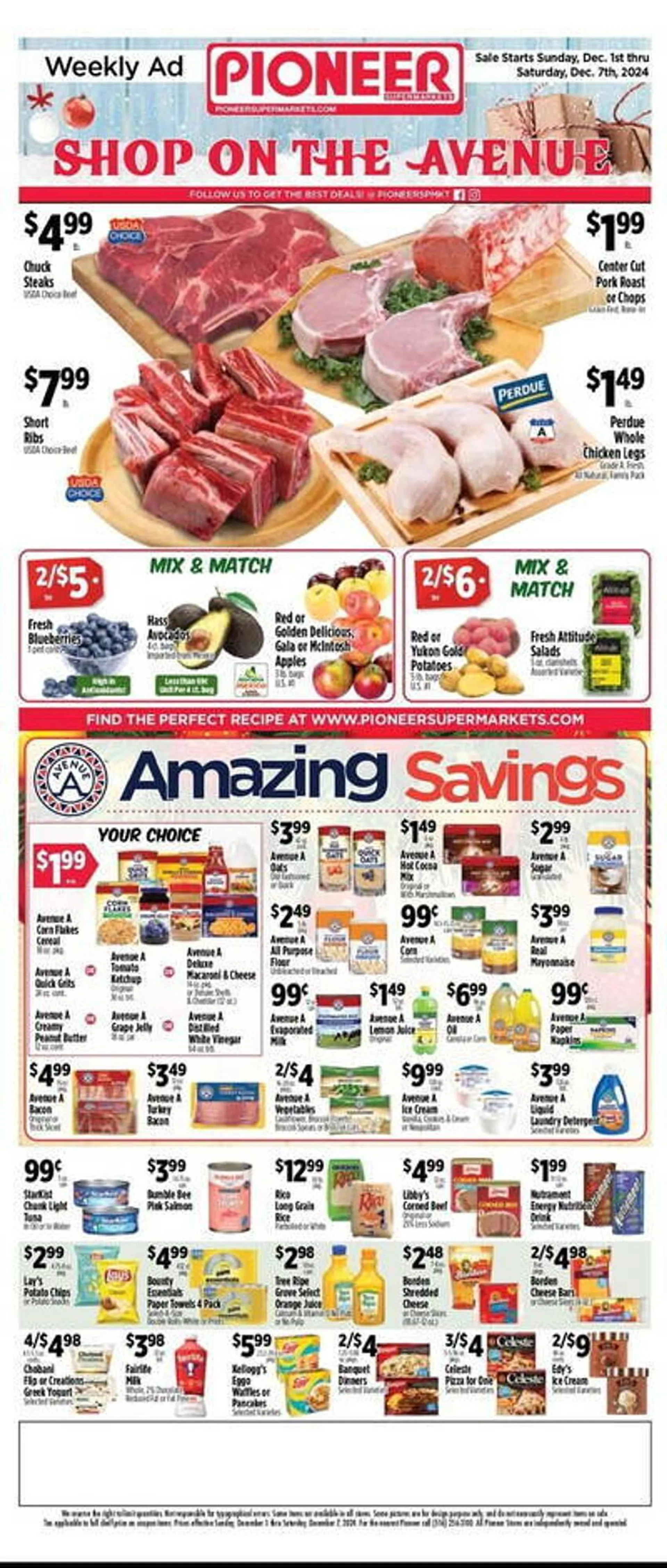 Pioneer Supermarkets Weekly Ad - 1