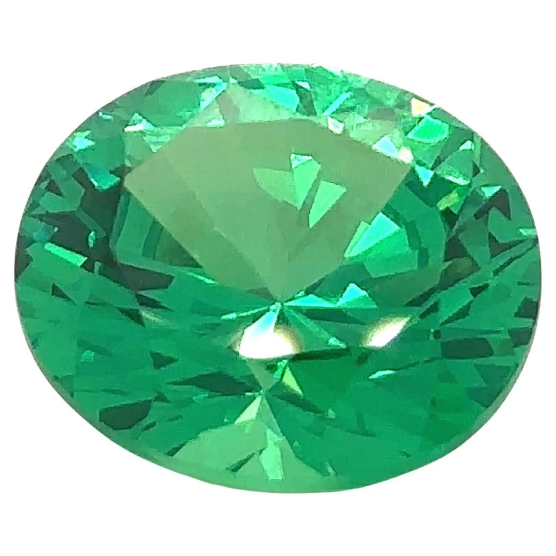 Bespoke Loose Rare Green Yttrium Aluminium Garnet 18.87ct