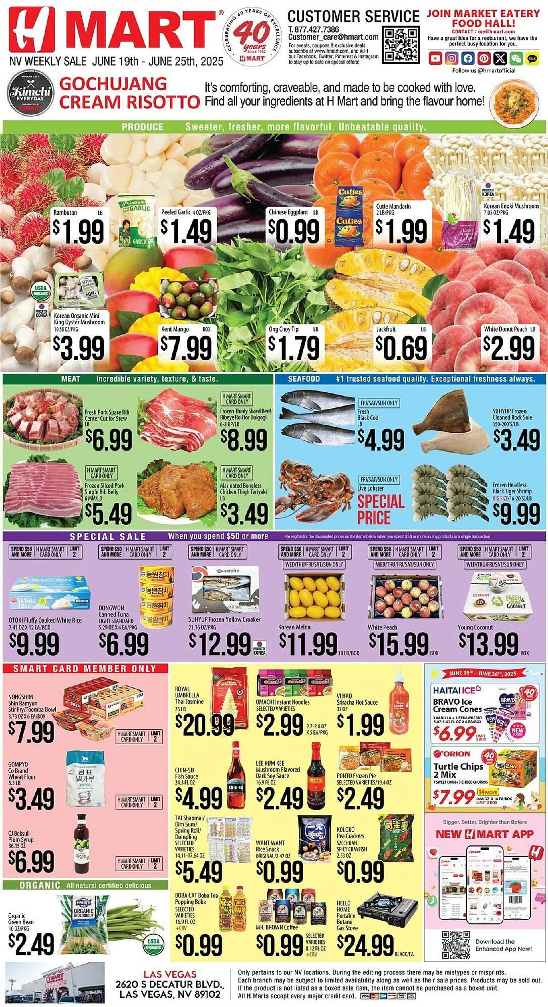 Weekly ad Hmart Weekly Ad from June 19 to June 25 2025 - Page 1