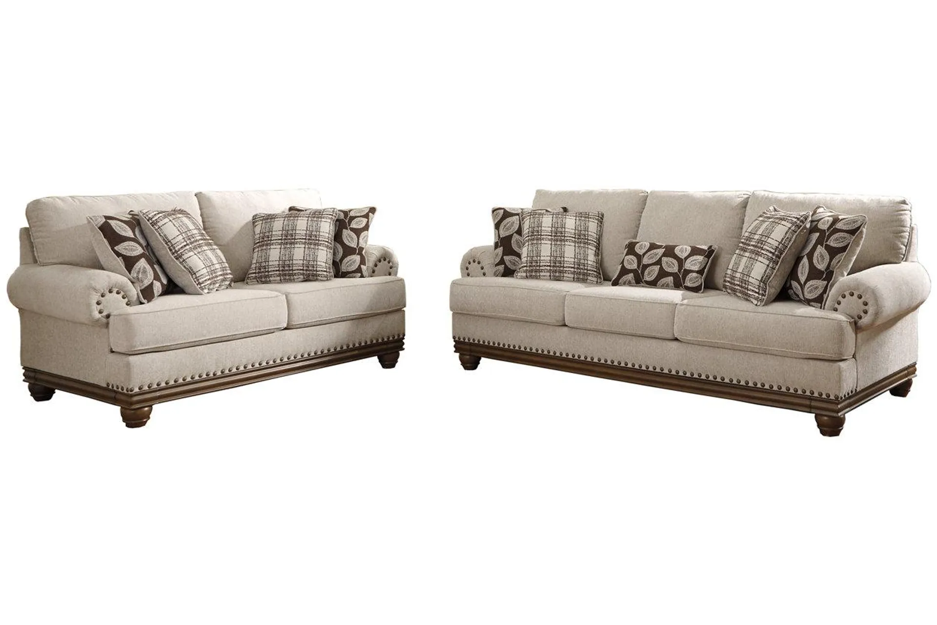 Harleson Sofa and Loveseat