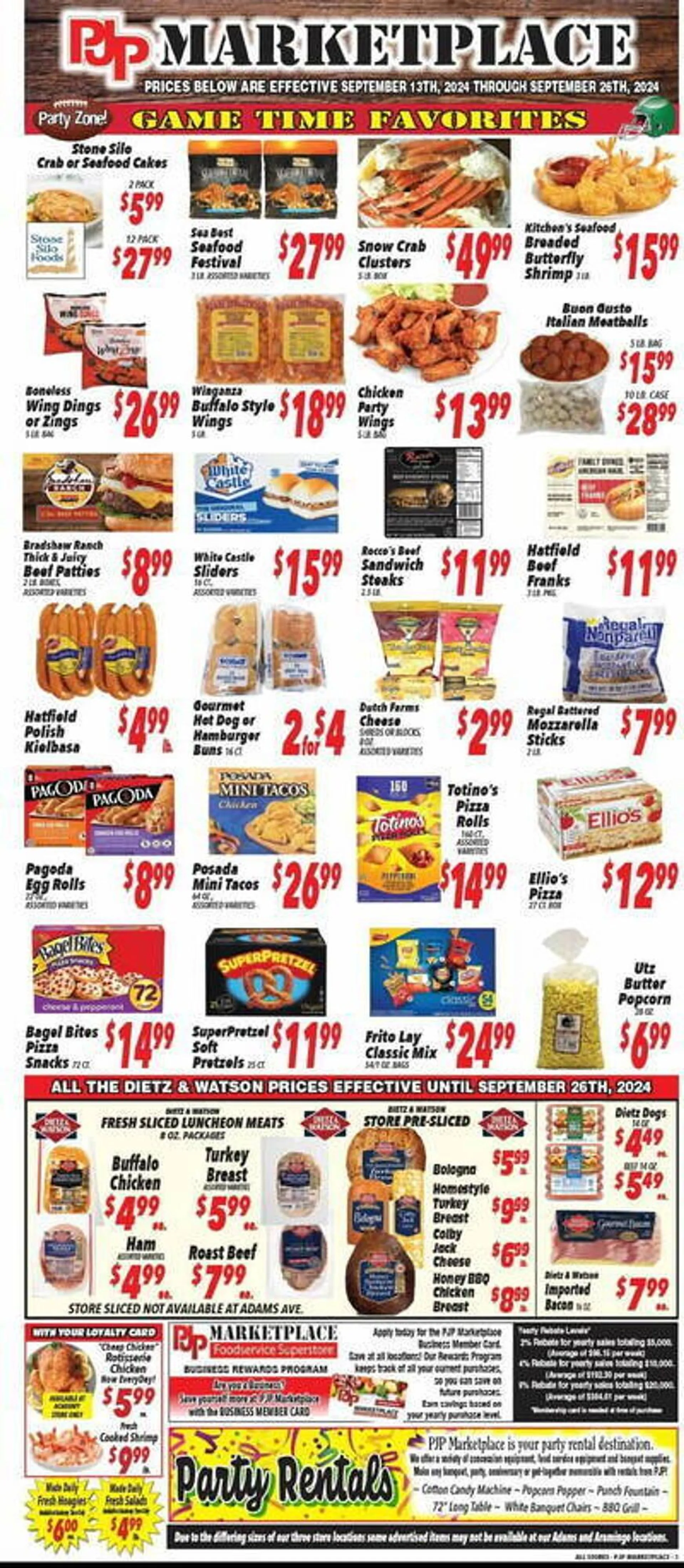 Weekly ad PJP Marketplace Weekly Ad from September 13 to September 19 2024 - Page 3