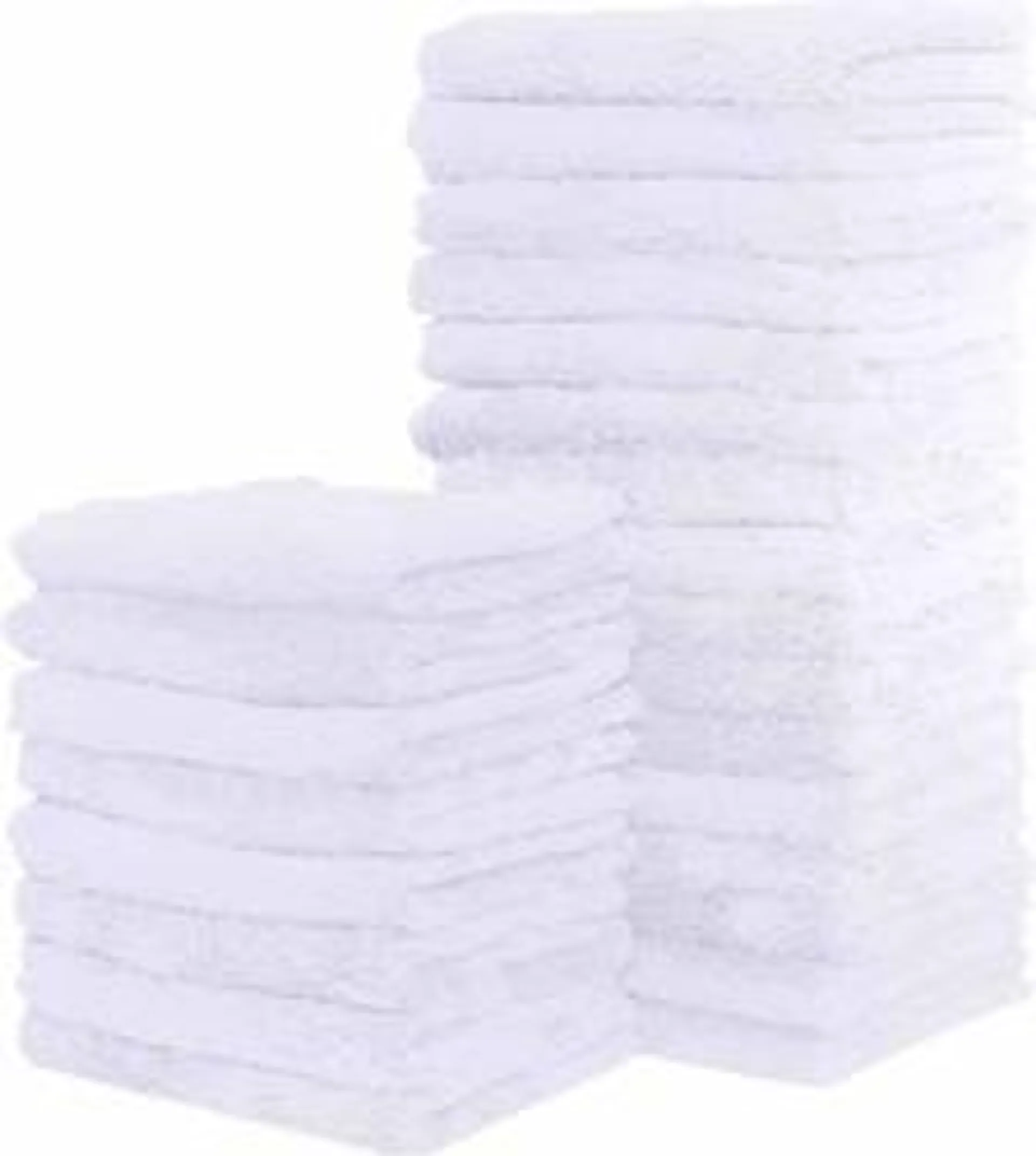 White Dish Cloth - 24 Pack