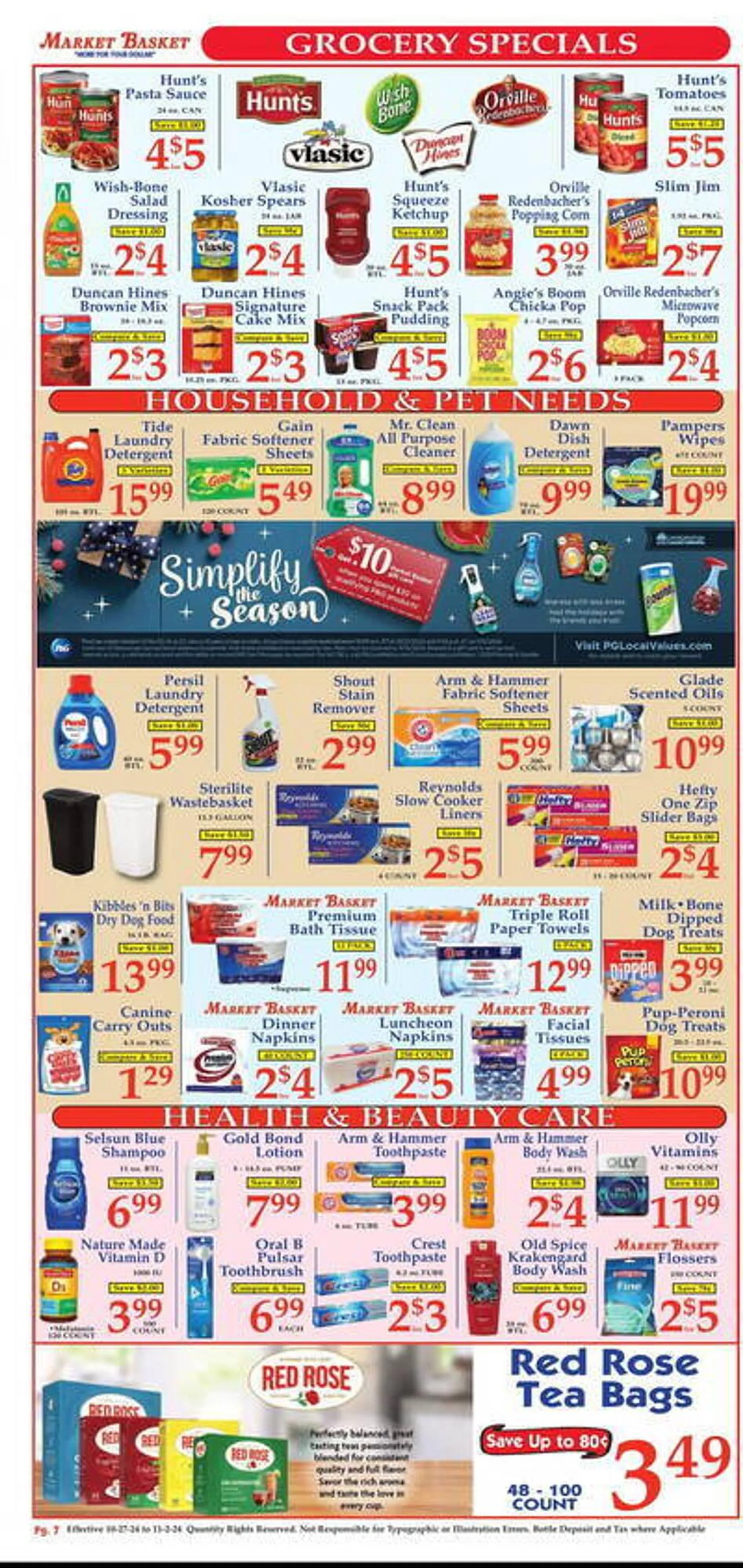 Weekly ad Market Basket Weekly Ad from October 27 to November 2 2024 - Page 7