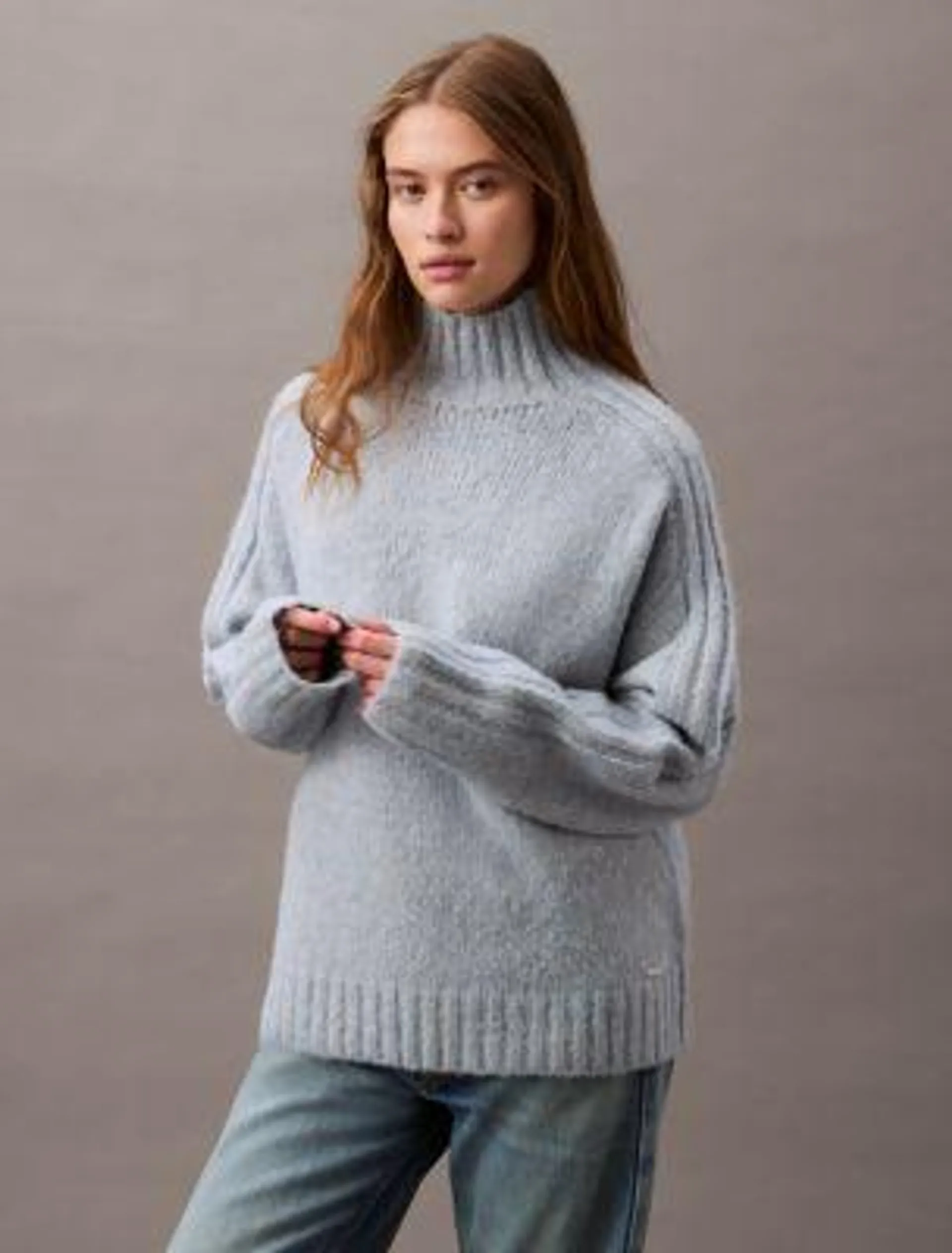 Relaxed Turtleneck Sweater