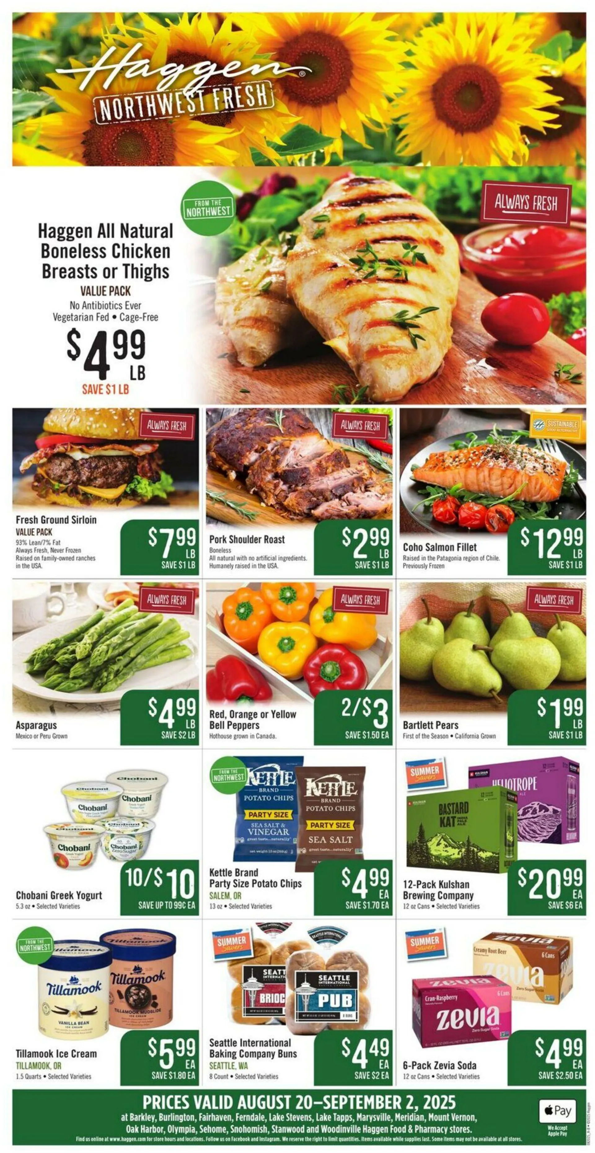 Weekly ad Haggen Current weekly ad from August 20 to September 2 2025 - Page 1