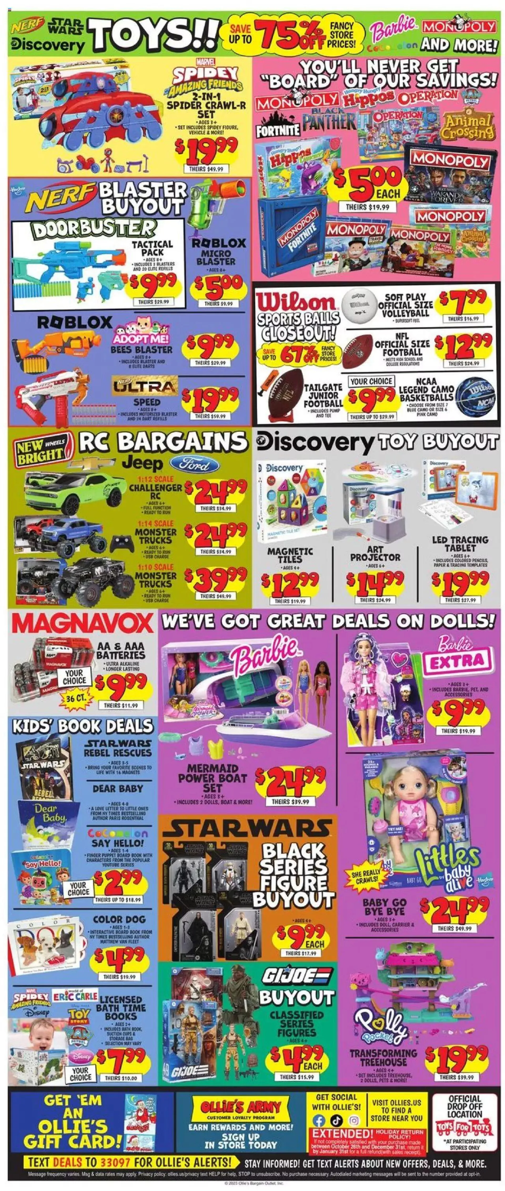 Weekly ad Ollie's - Current Flyer - AL from November 24 to November 30 2023 - Page 3