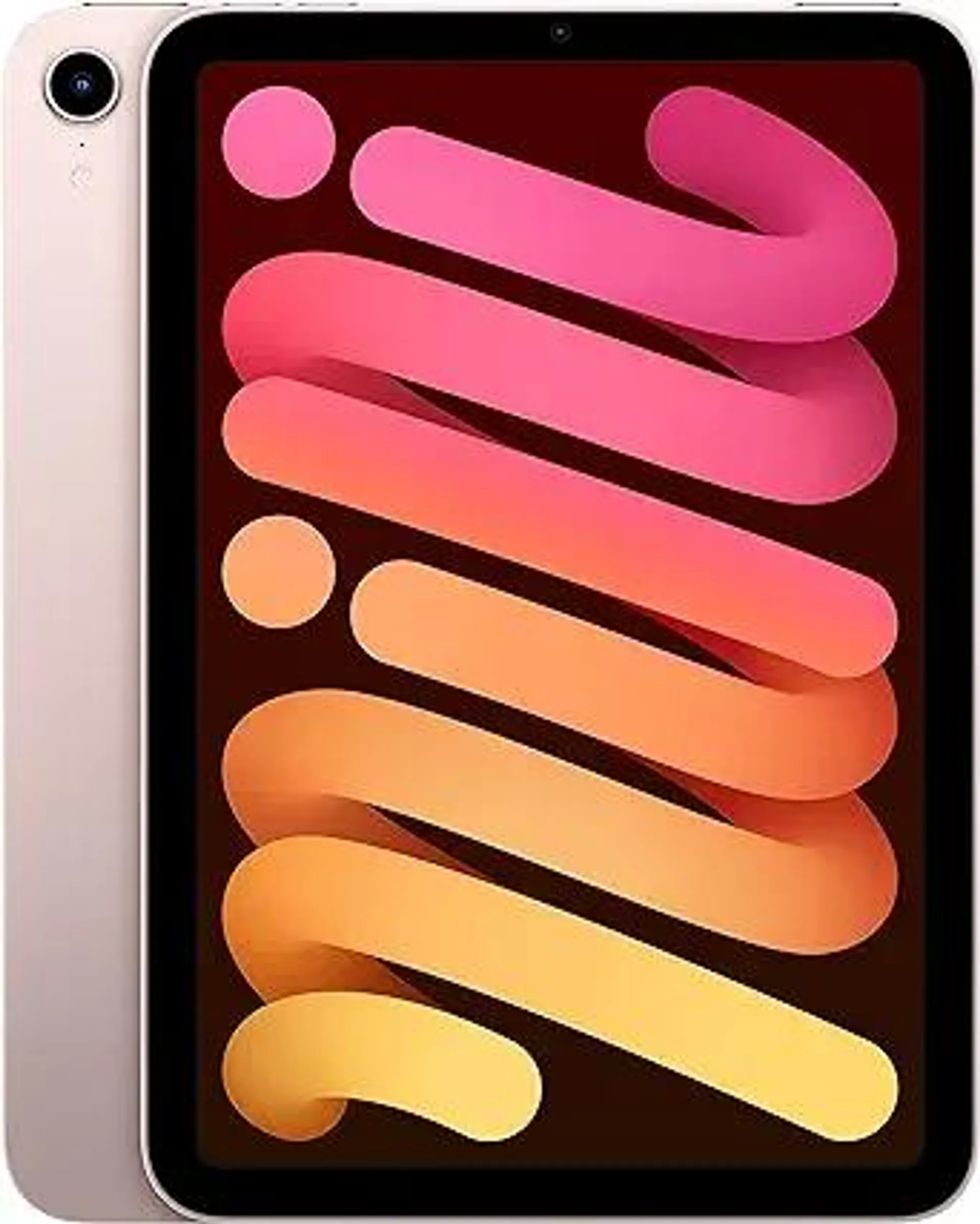 Apple iPad Mini (6th Generation): with A15 Bionic chip, 8.3-inch Liquid Retina Display, 64GB, Wi-Fi 6, 12MP front/12MP Back Camera, Touch ID, All-Day Battery Life – Pink