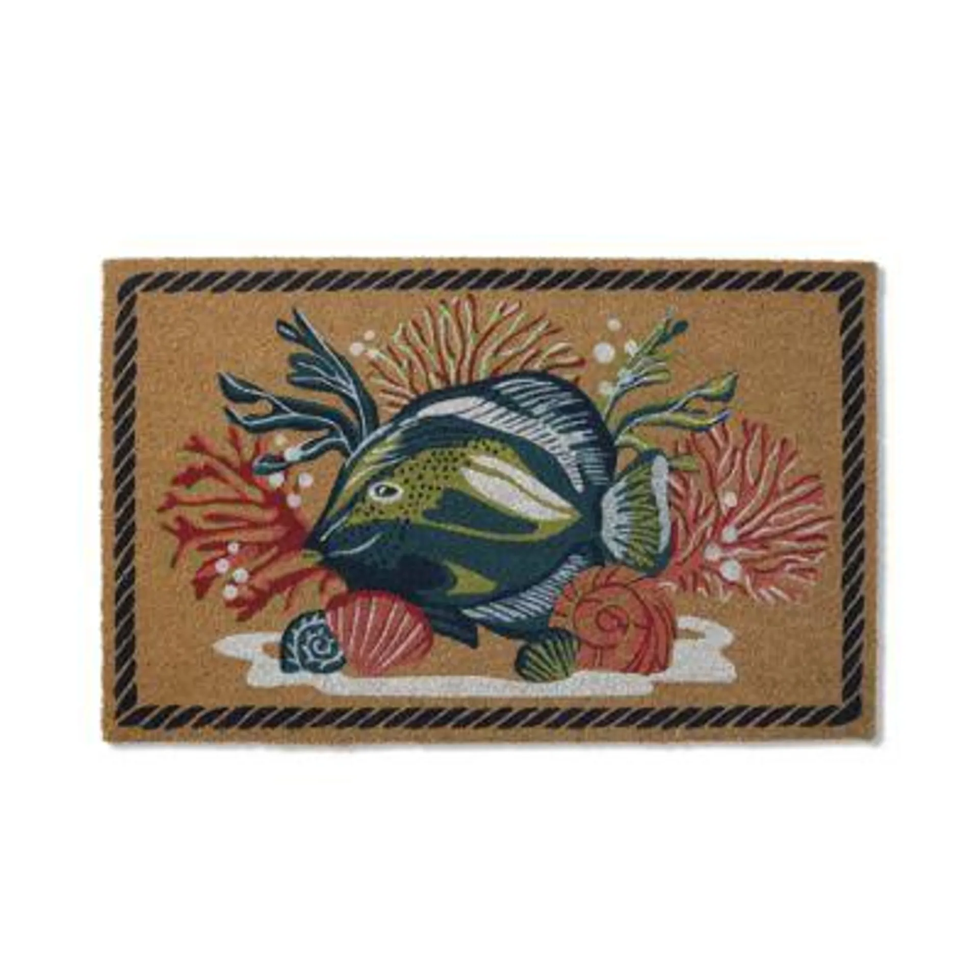 Coral Fish Door Mat