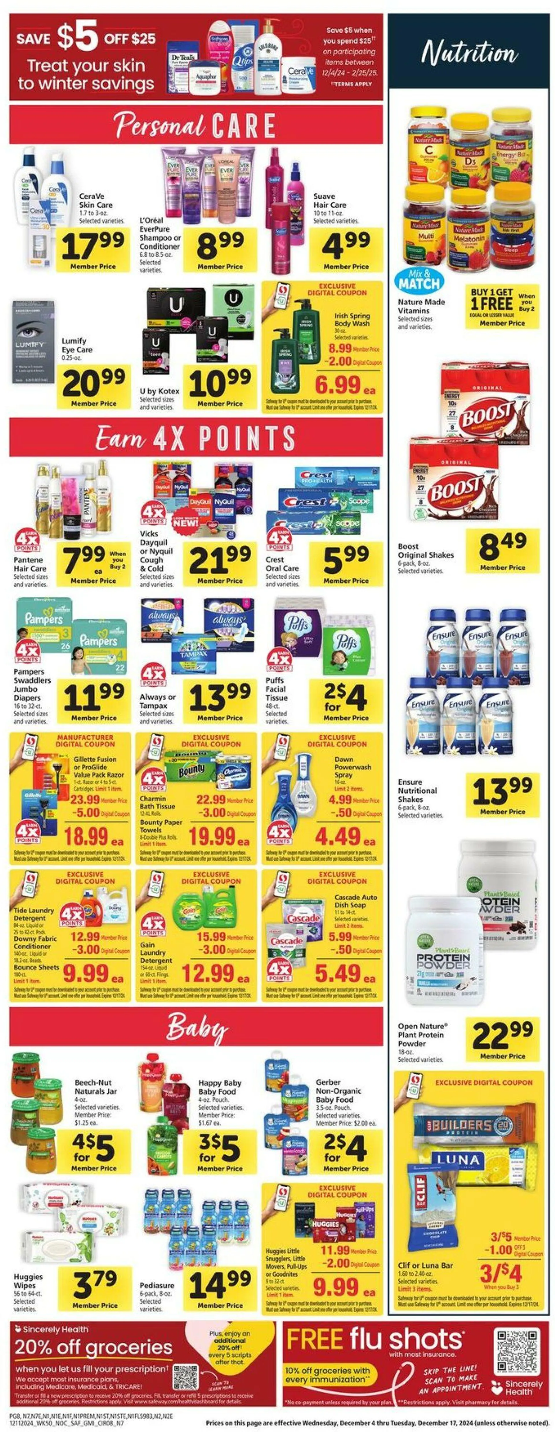 Weekly ad Safeway Current weekly ad from December 11 to December 17 2024 - Page 8