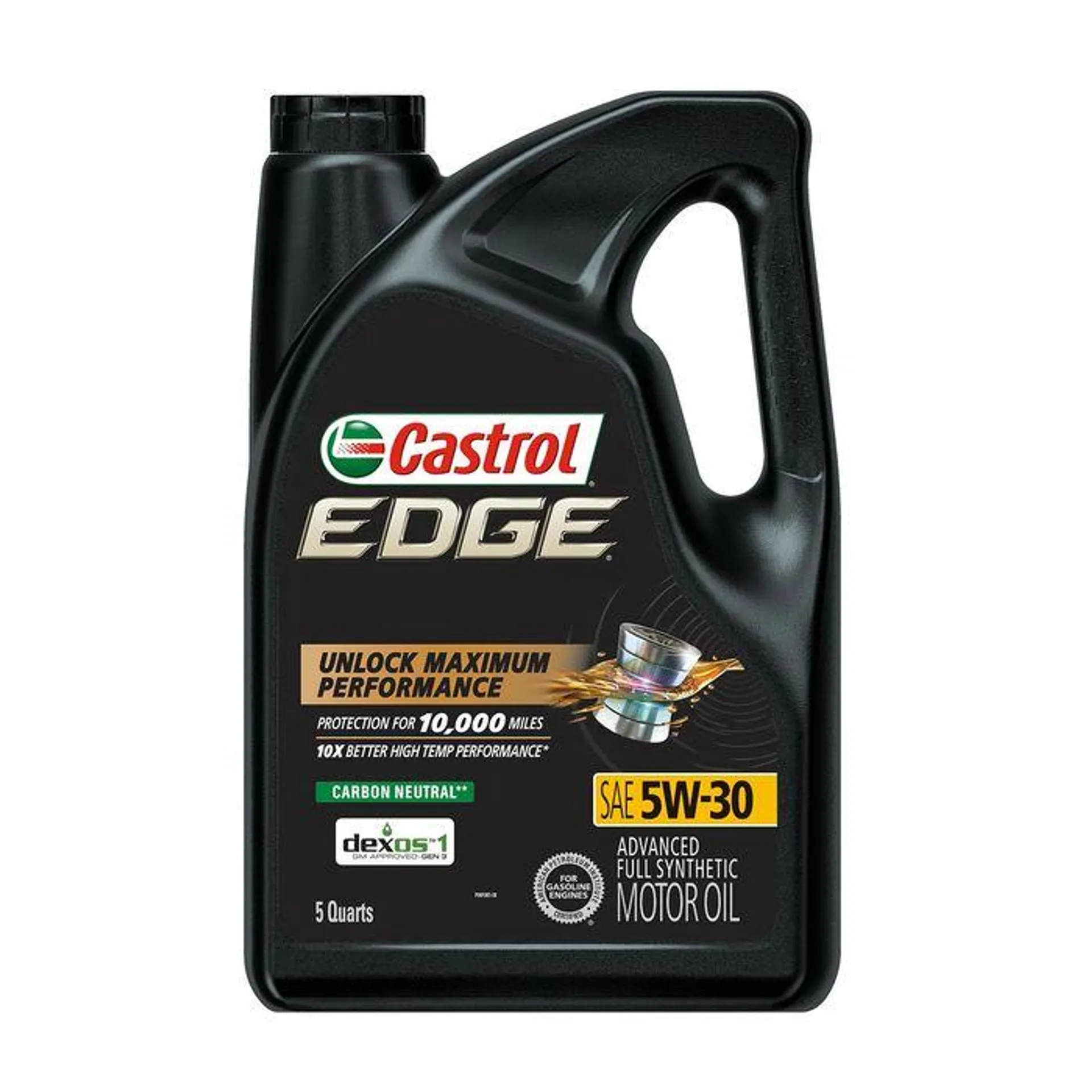 Castrol EDGE Full Synthetic Engine Oil 5W-30 5 Quart