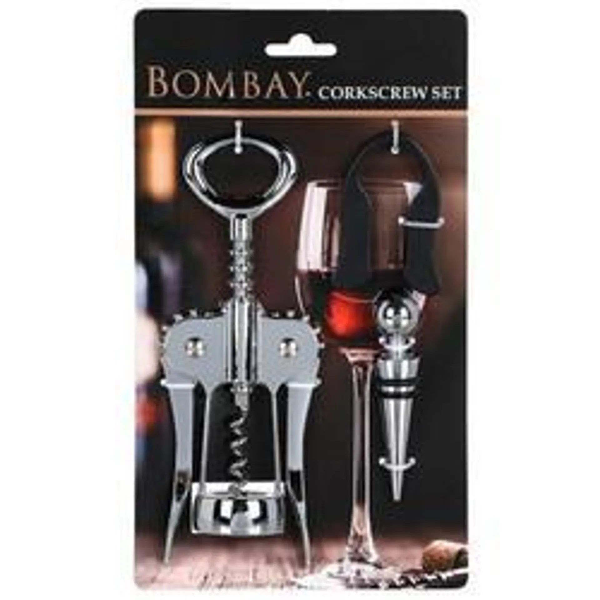 Bombay 3-Piece Corkscrew Set