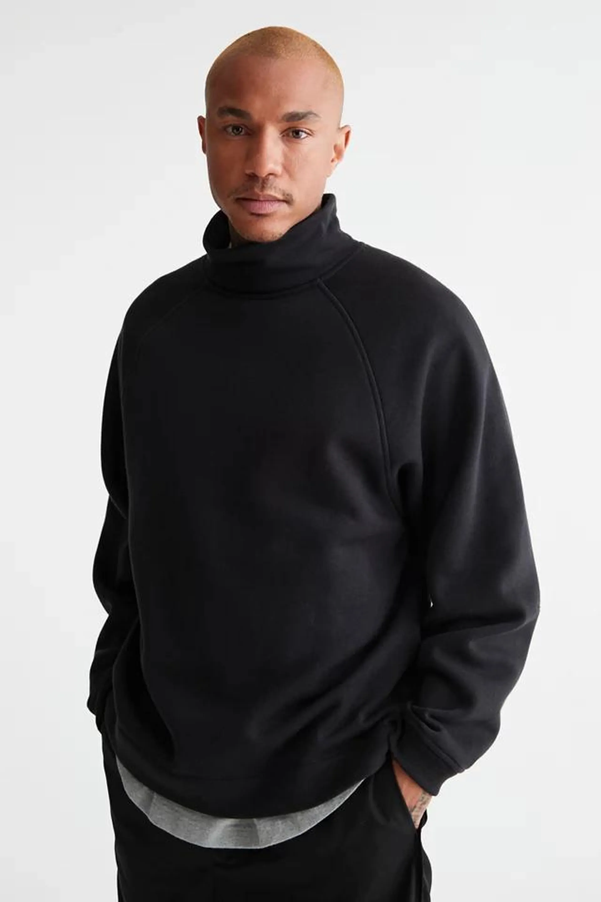 Standard Cloth Articulated Mock Neck Sweatshirt