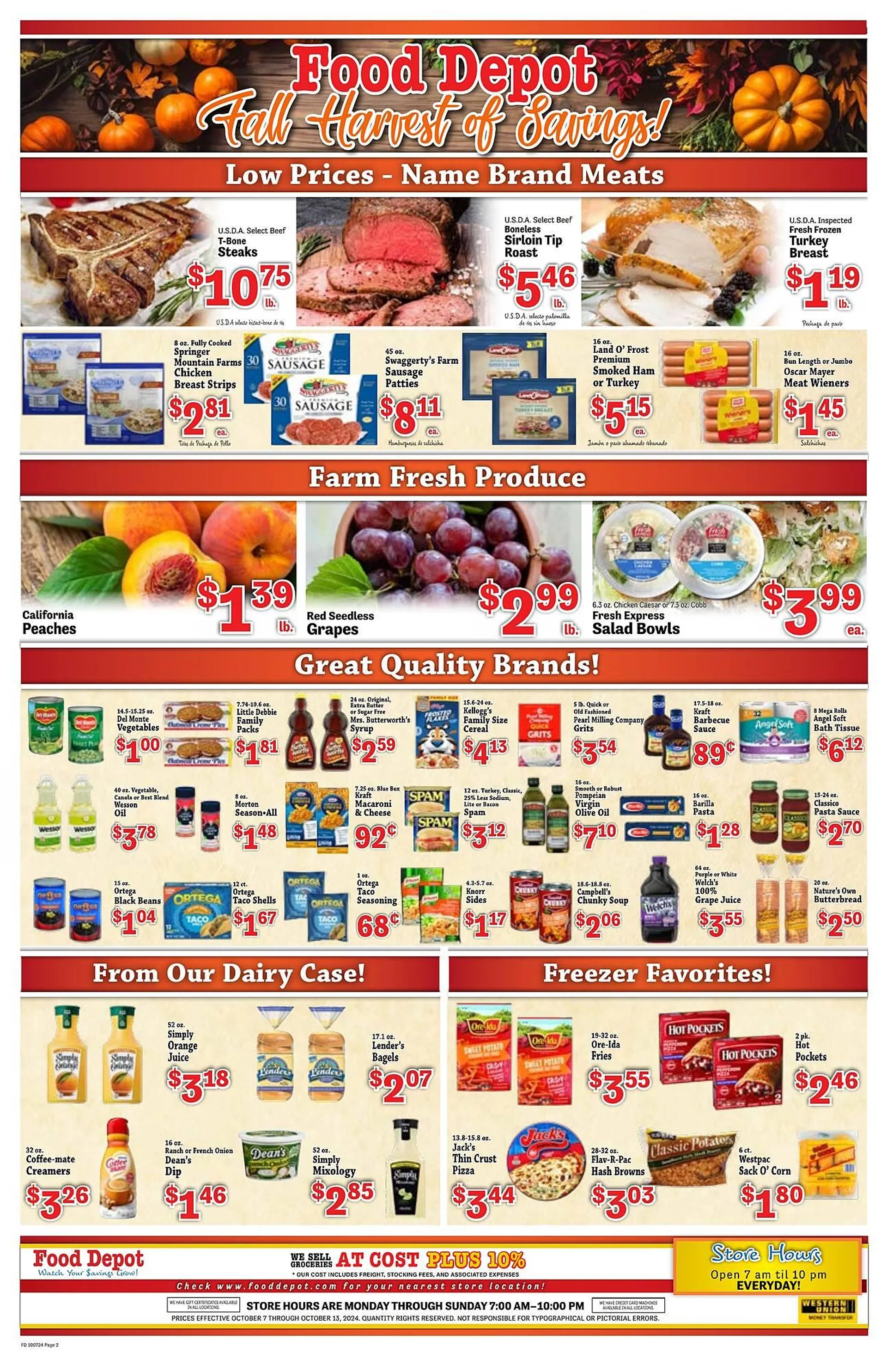 Weekly ad Food Depot Weekly Ad from October 7 to October 13 2024 - Page 2