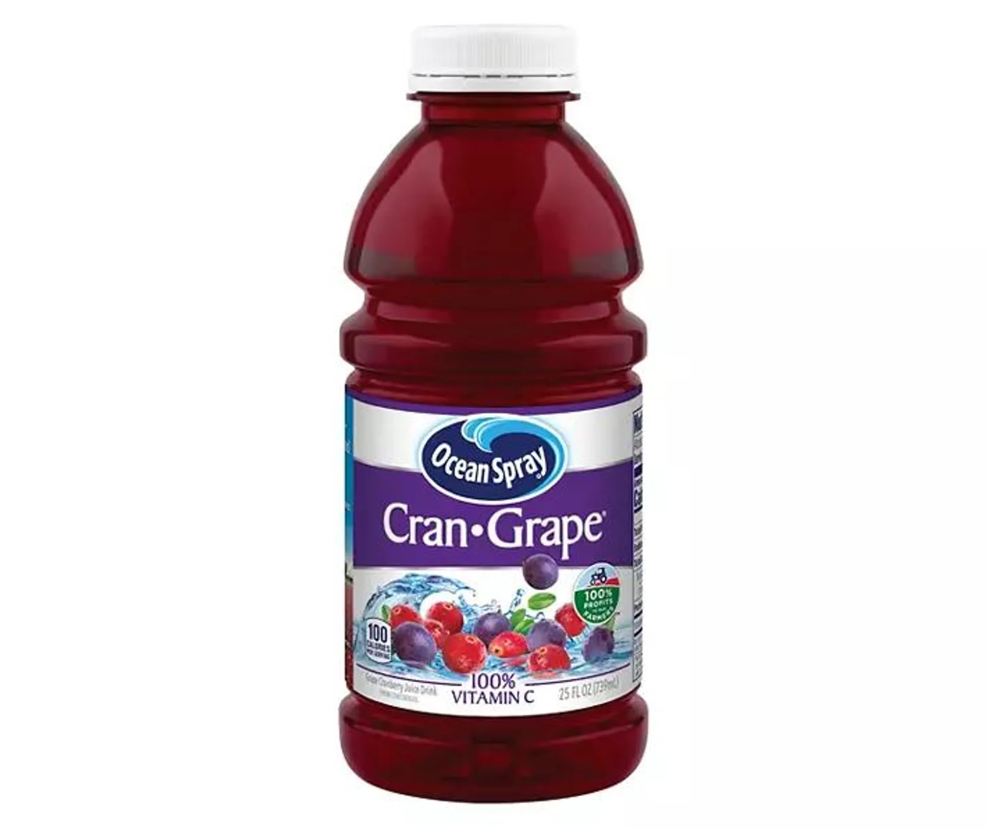 Cran-Grape Juice Drink, 25 Oz.