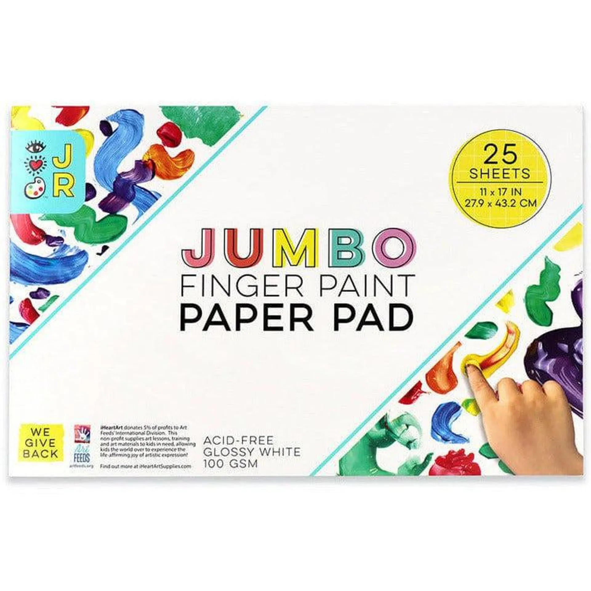 JR Jumbo Finger Paint Paper Pad