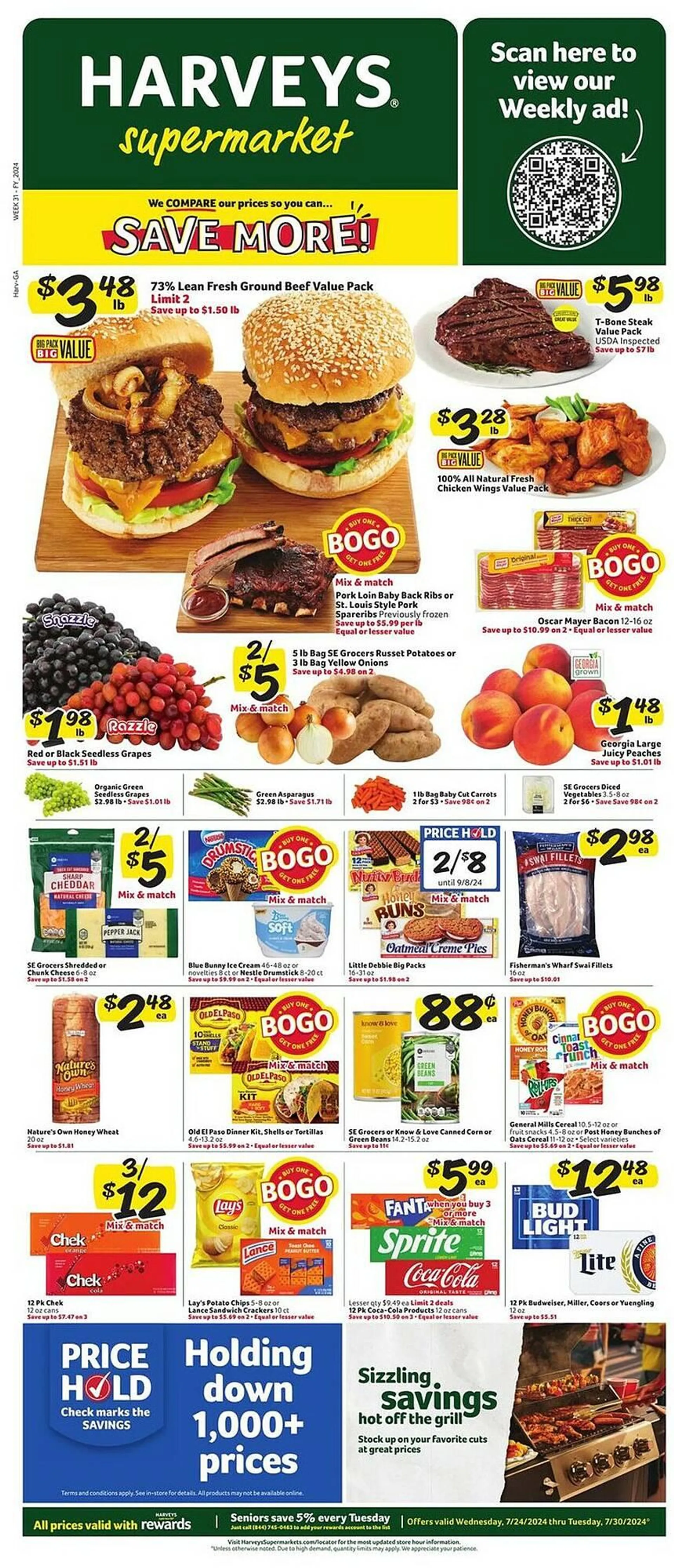Harveys Supermarkets Weekly Ad - 1