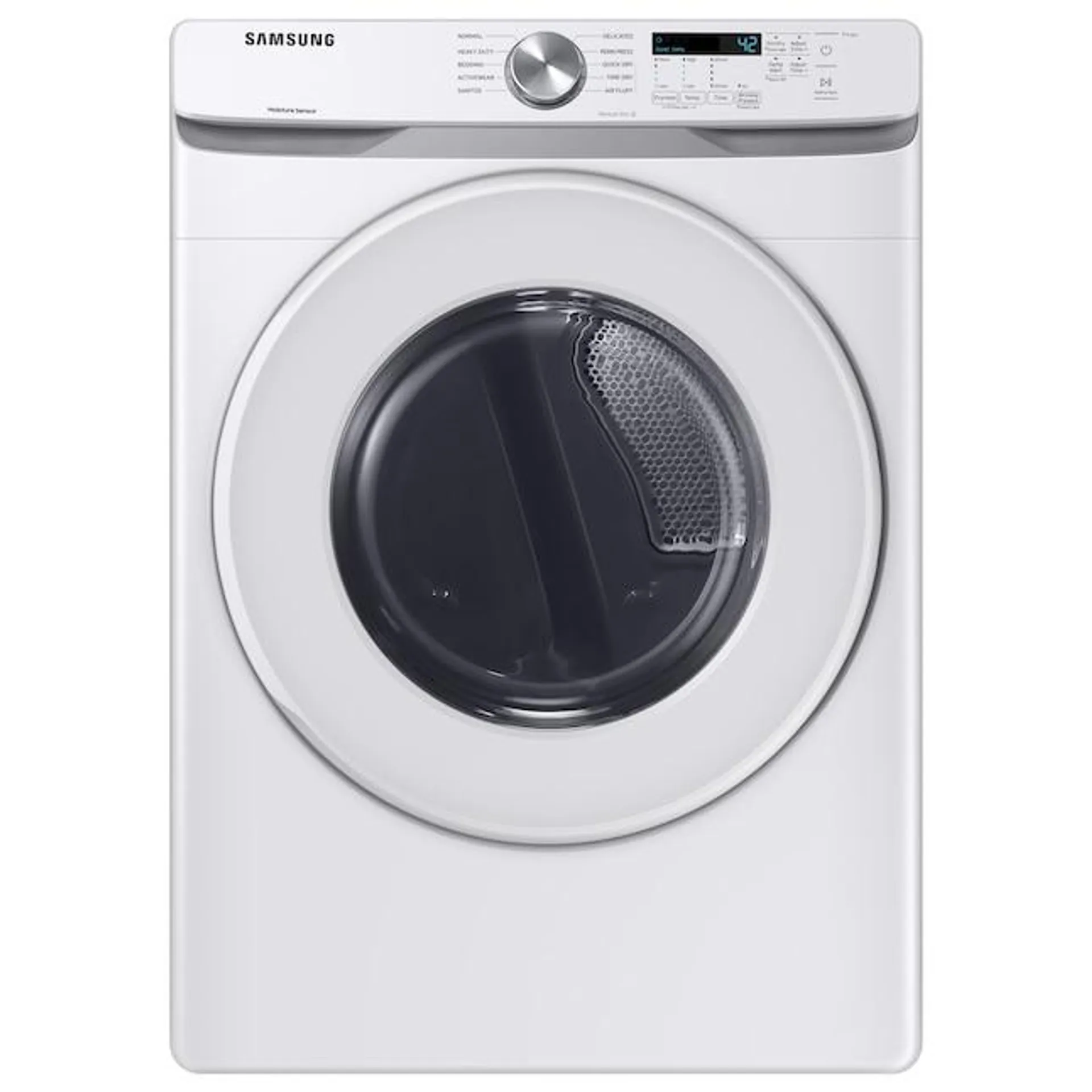 Samsung 7.5-cu ft Stackable Electric Dryer (White)