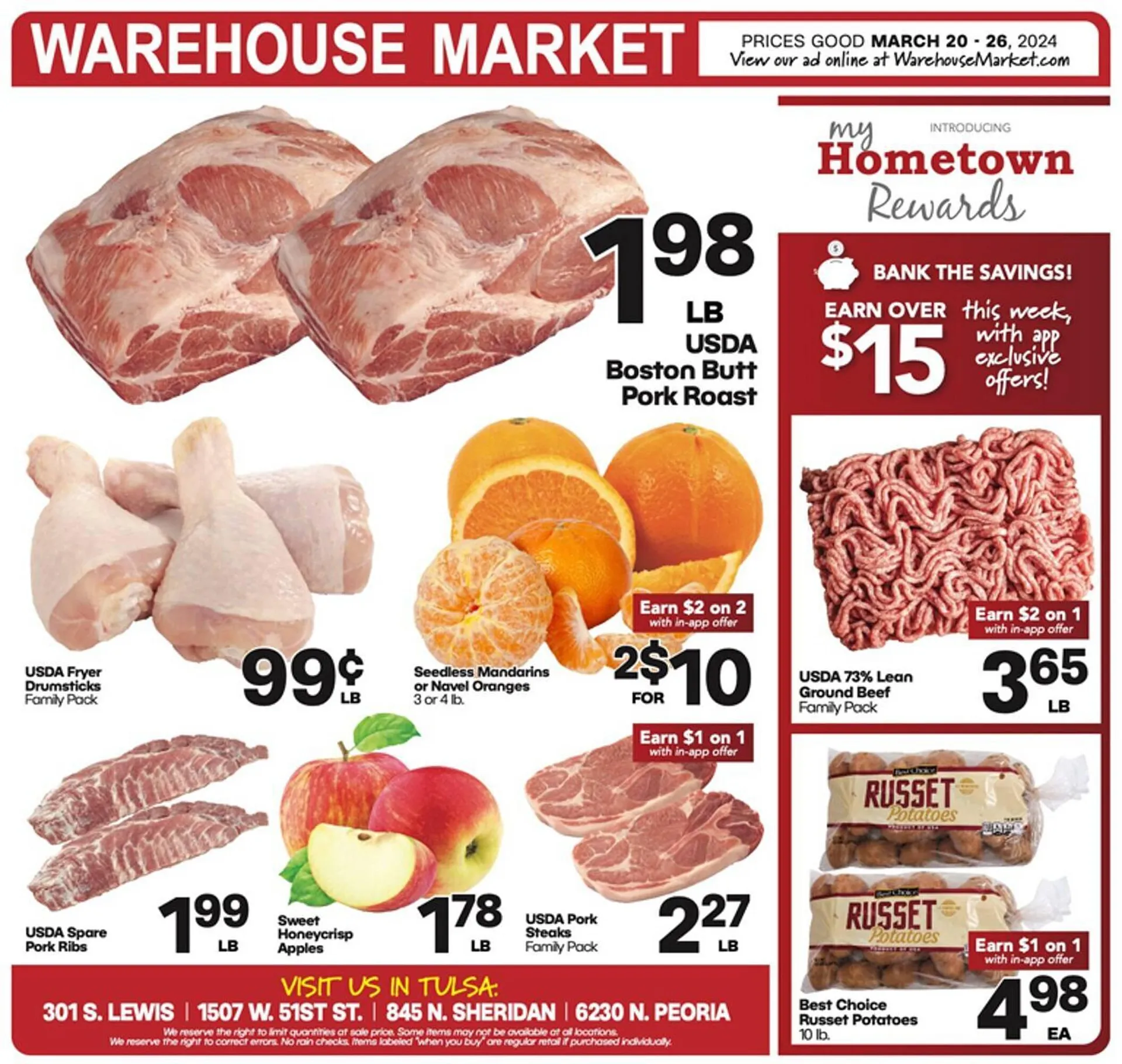 Weekly ad Warehouse Market Weekly Ad from March 20 to March 26 2024 - Page 