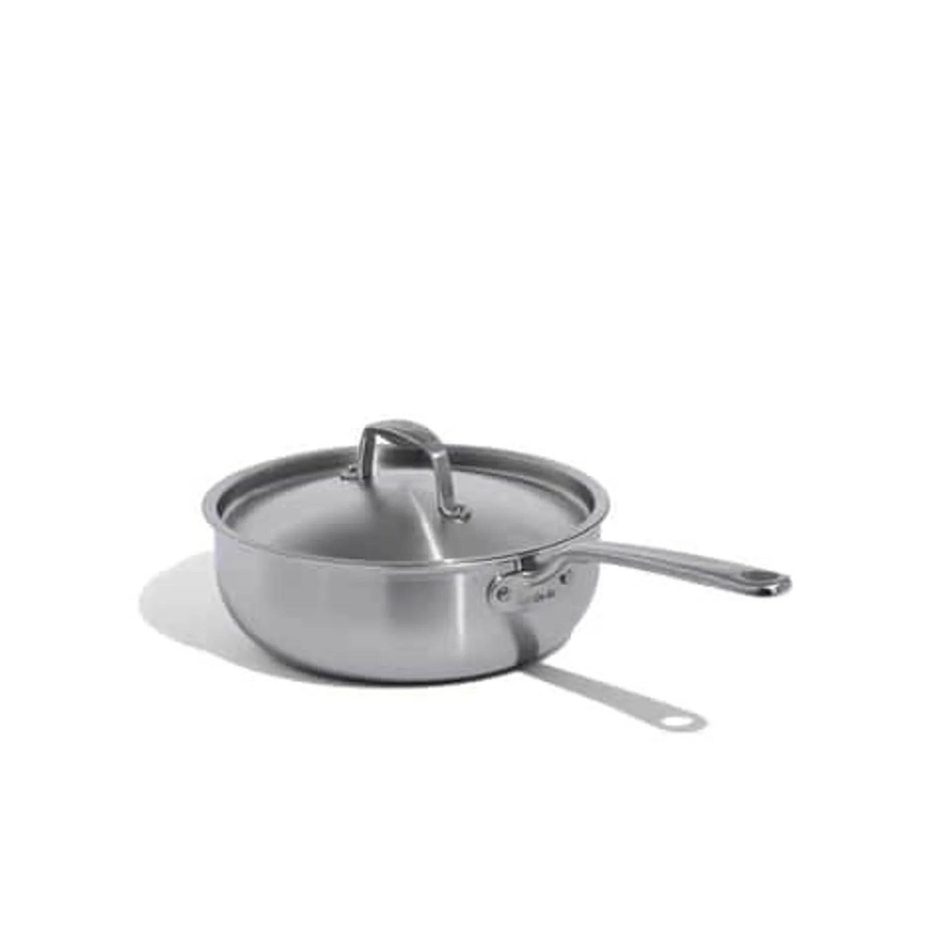 Made In Stainless Steel Chef Pan 10 in. 3 qt Silver