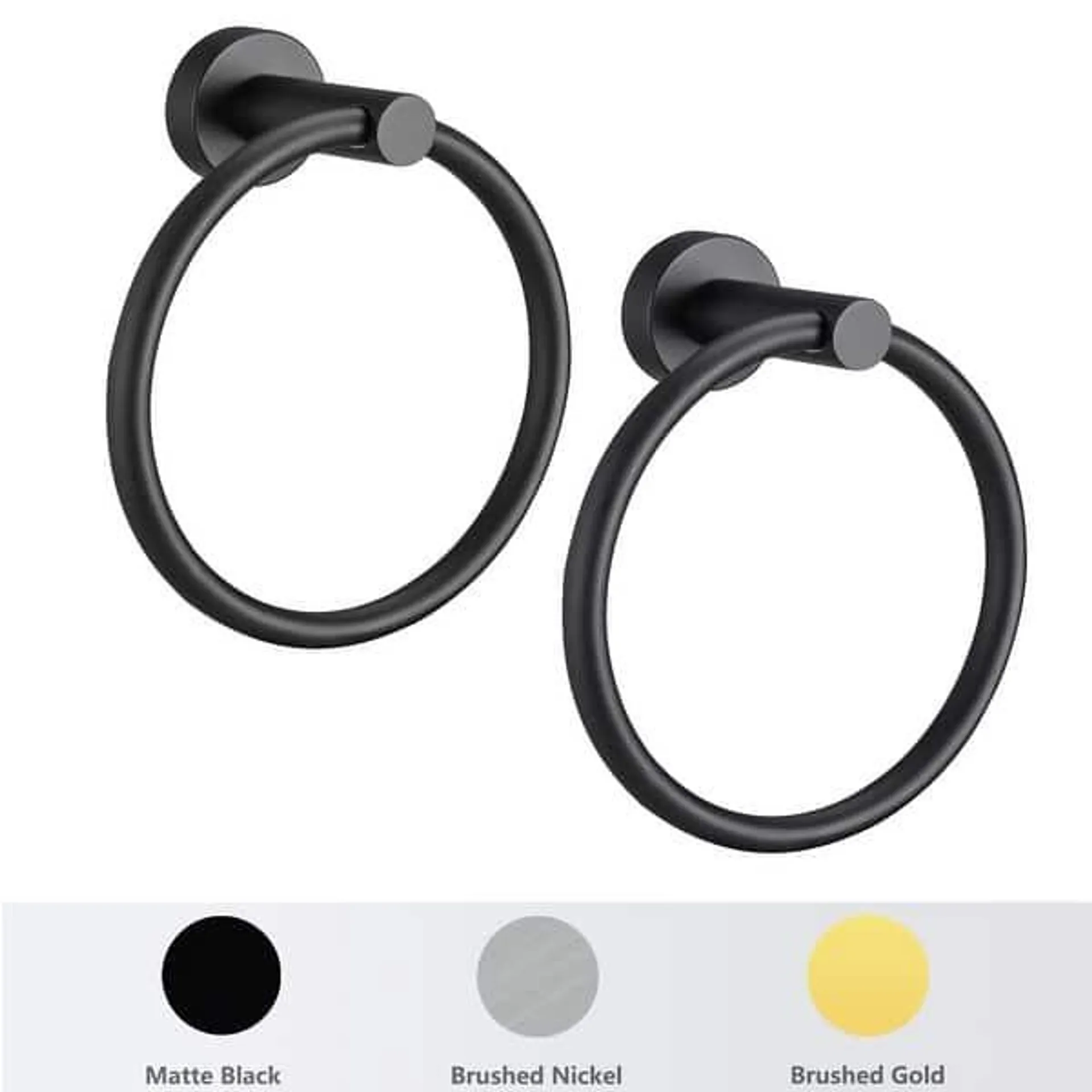 AITINKAN Bathroom Towel Ring Towel Holder Set of 2