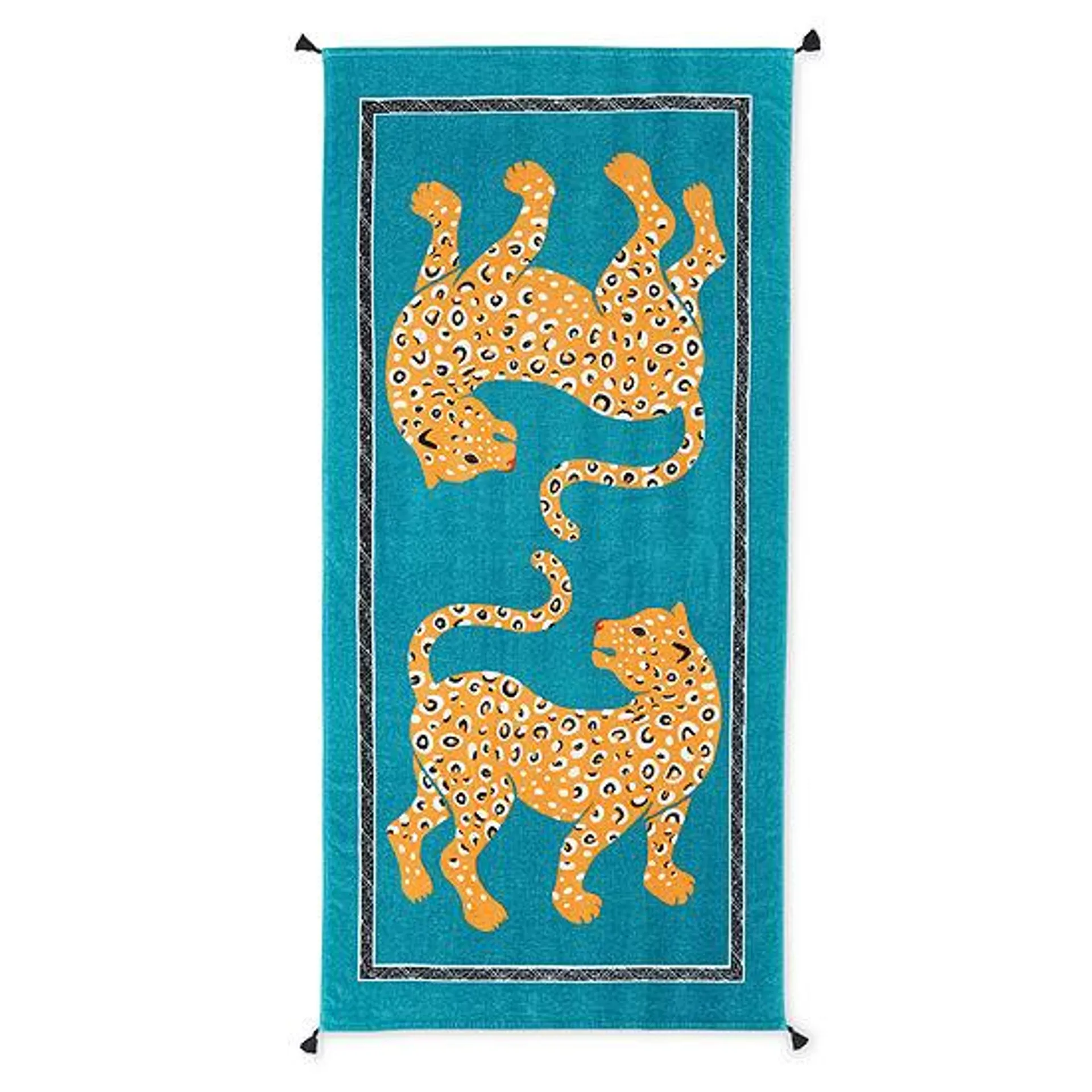 Distant Lands Xl Printed Big Cat Beach Towel