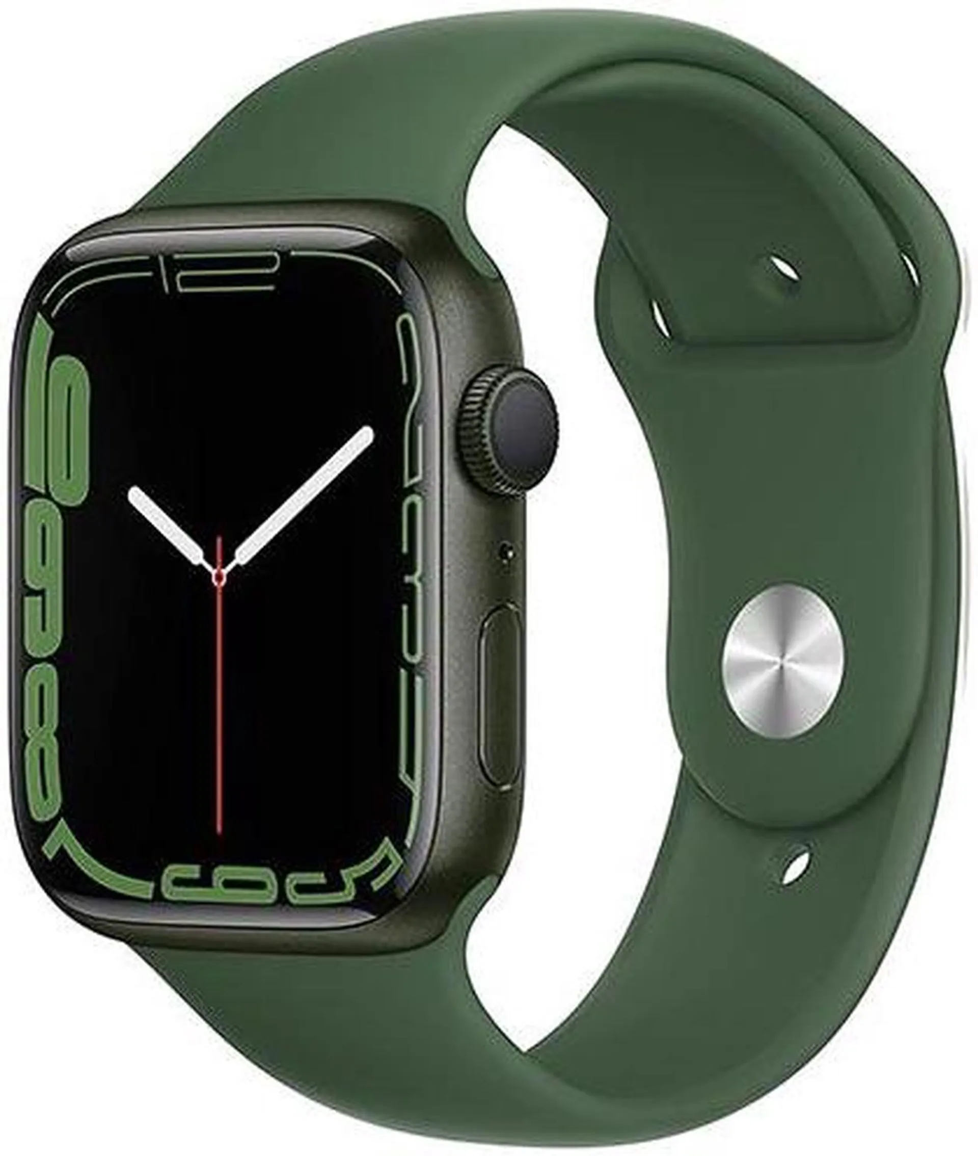 Apple Watch Series 7 41mm GPS - Green Aluminum Case - Green Sport Band (2021) - Very Good Condition