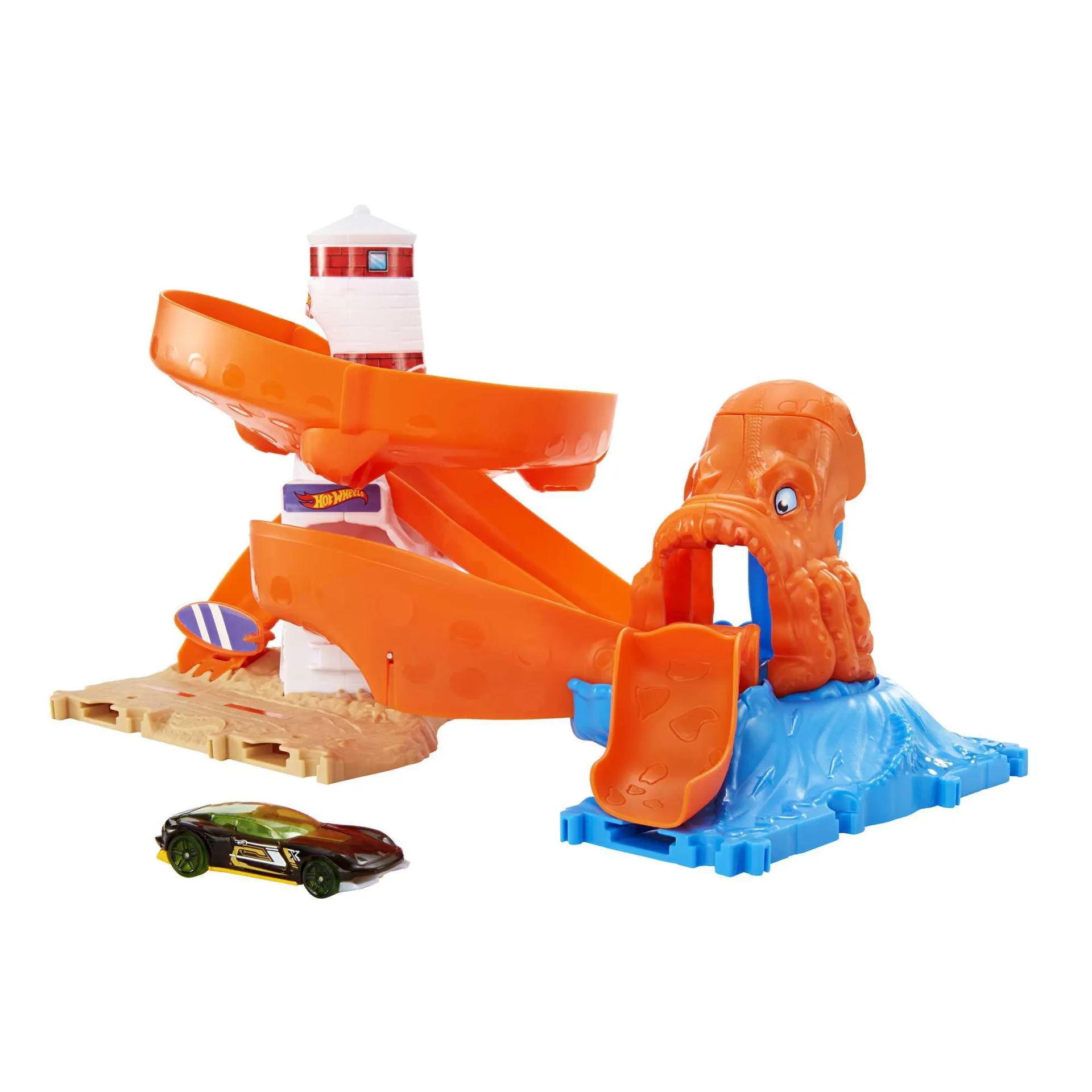 Hot Wheels City Octopus Invasion Attack Playset