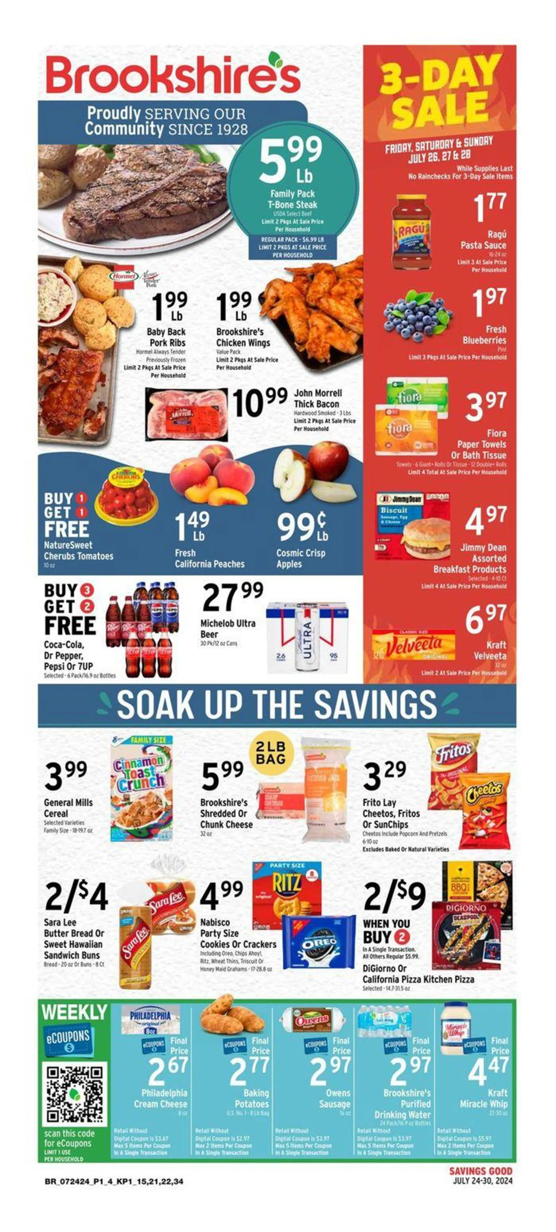 Weekly ad Current bargains and offers from July 24 to July 30 2024 - Page 1