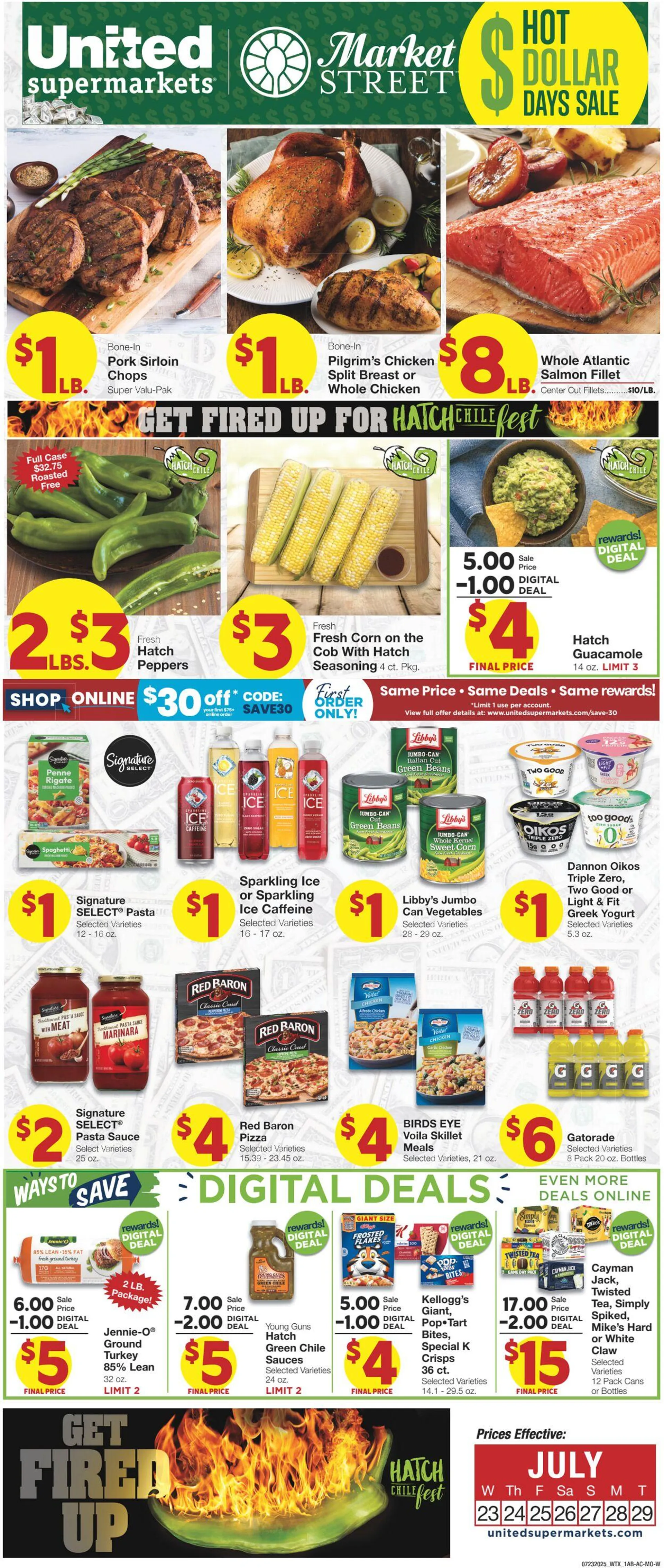 Weekly ad United Supermarkets Current weekly ad from July 22 to July 29 2025 - Page 1