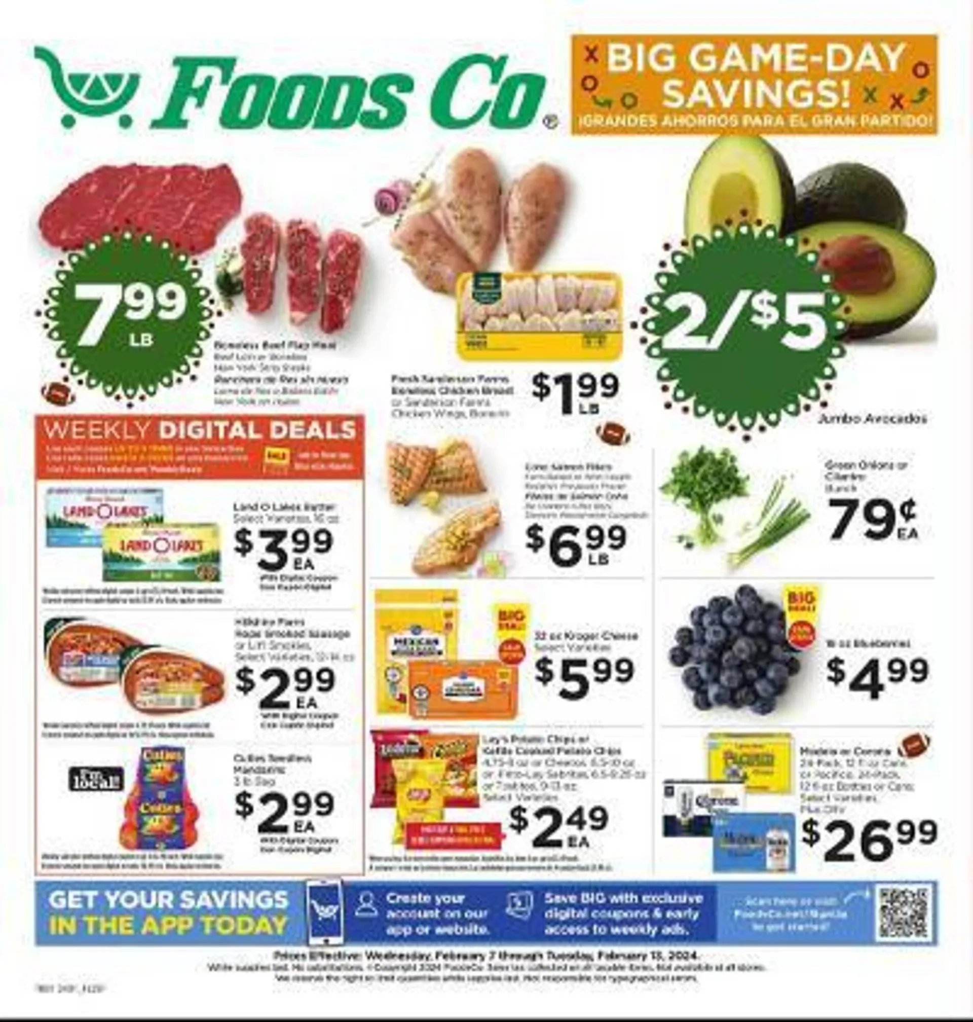 Weekly ad Foods Co Weekly Ad from February 7 to February 13 2024 - Page 