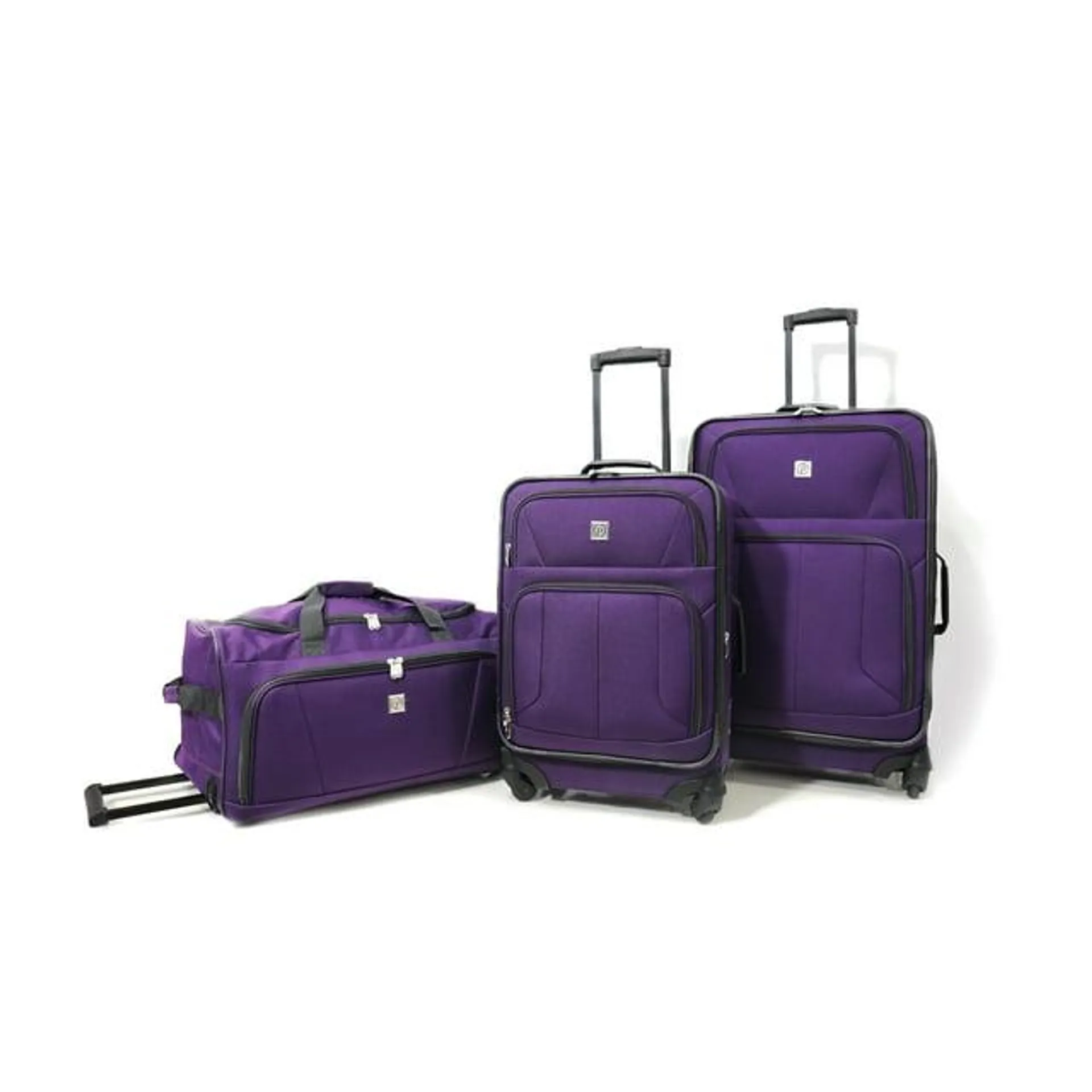 Protégé 3pc Softside Luggage Set Purple