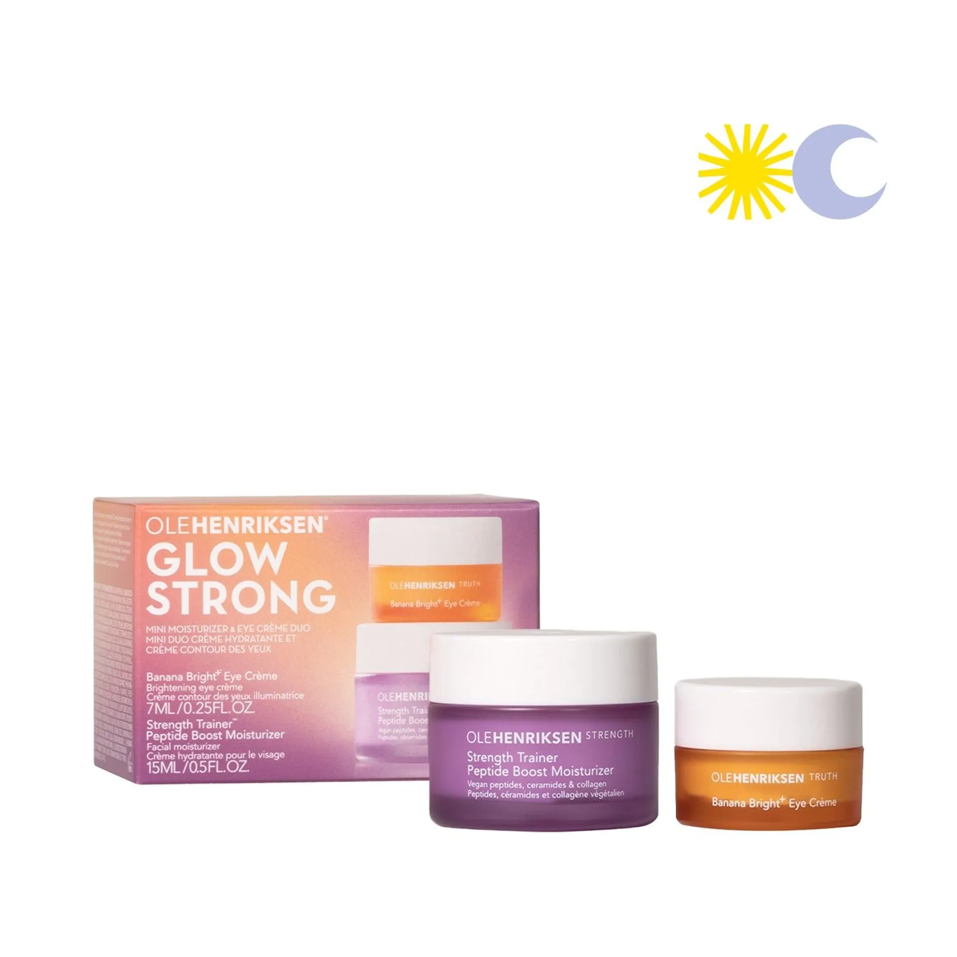 Glow Strong Mini Moisturizer + Eye Cream Duo