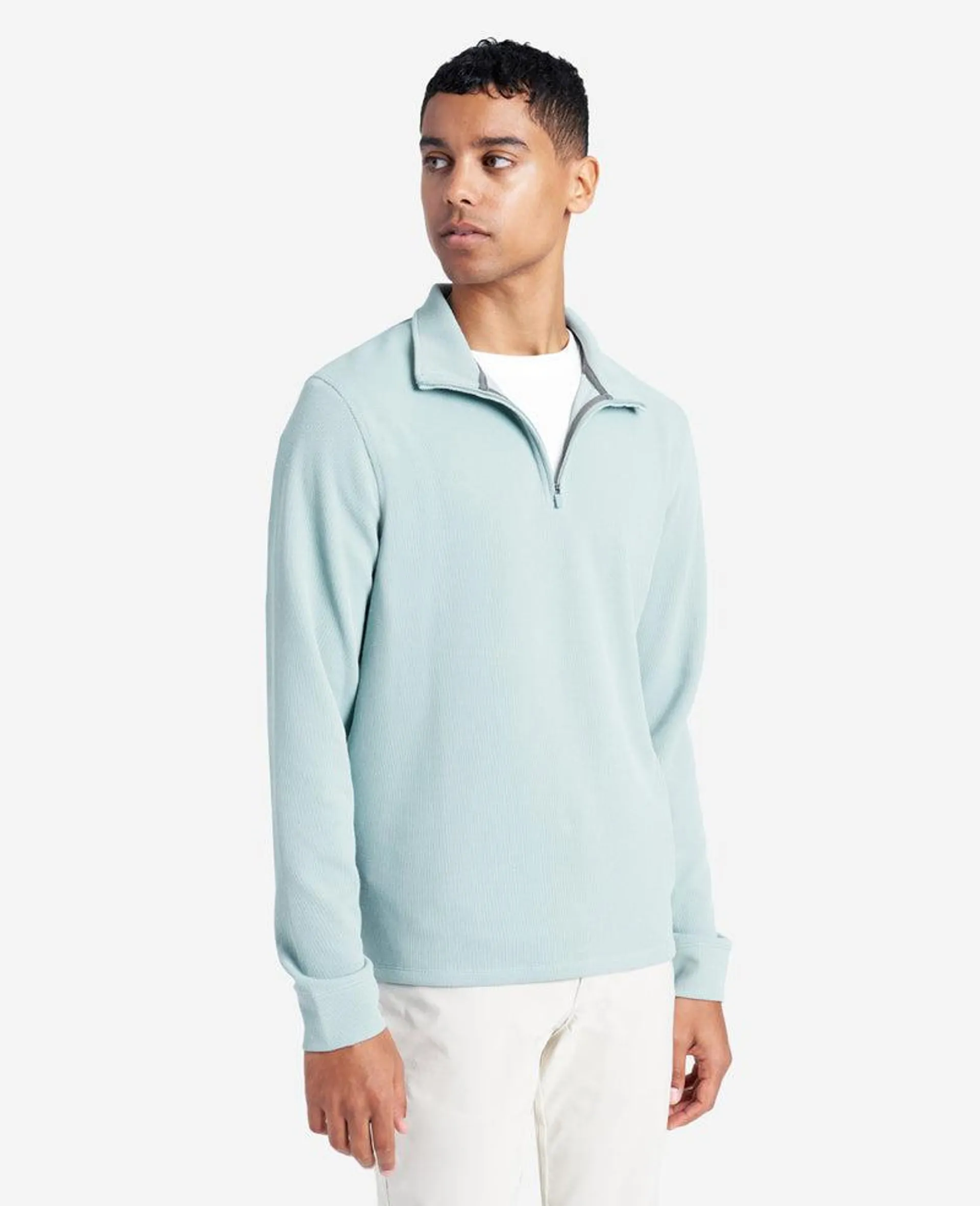 Quarter-Zip Knit Pullover