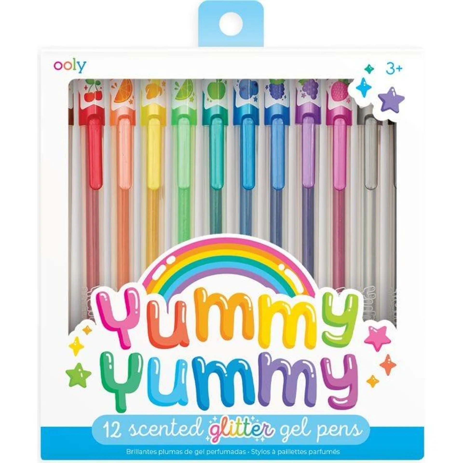 Yummy Yummy Scented Glitter Gel Pens 2.0 - Set of 12