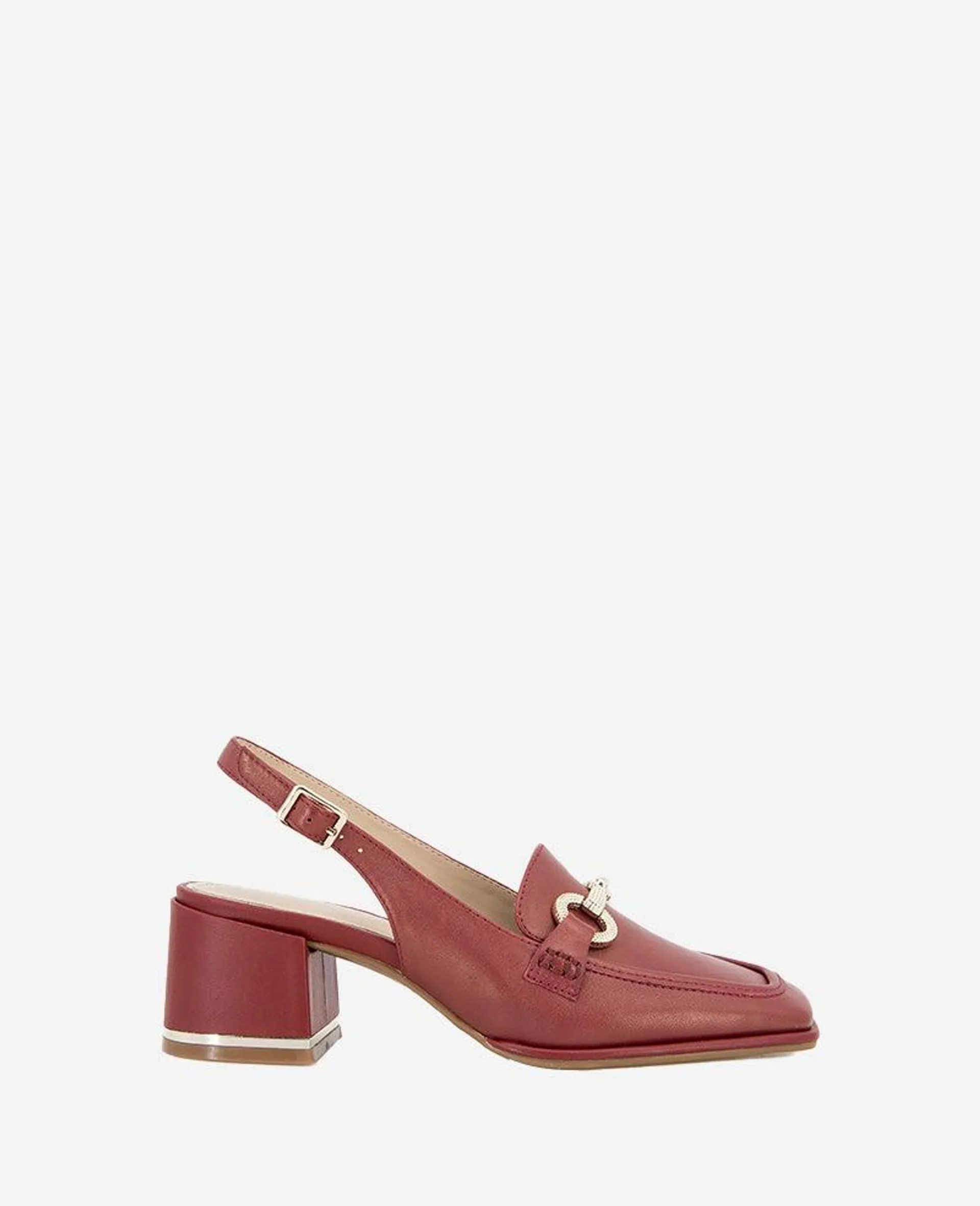 Elina Leather Slingback Loafer