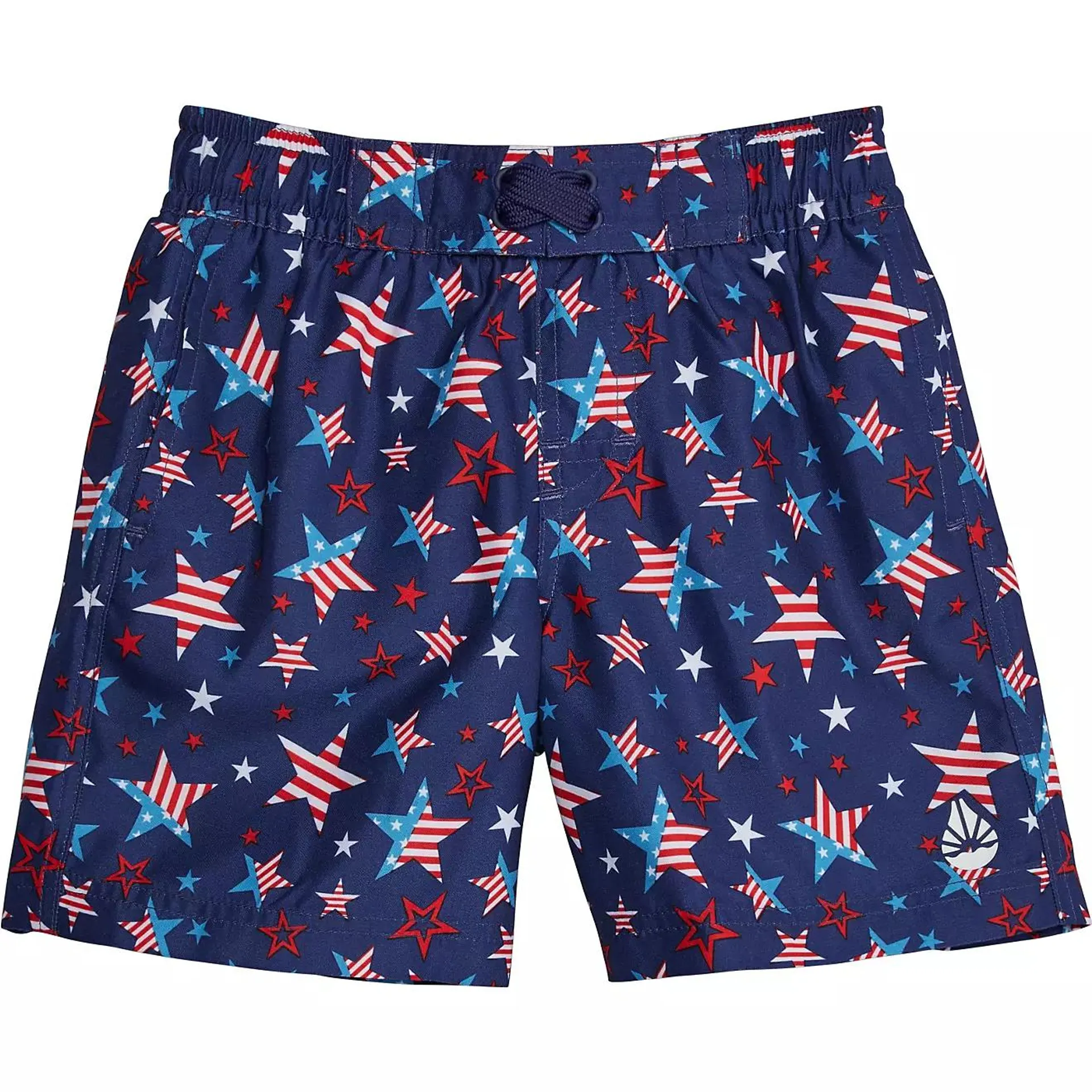 O'Rageous Boys' 4-7 Americana Stars Printed E Board Shorts