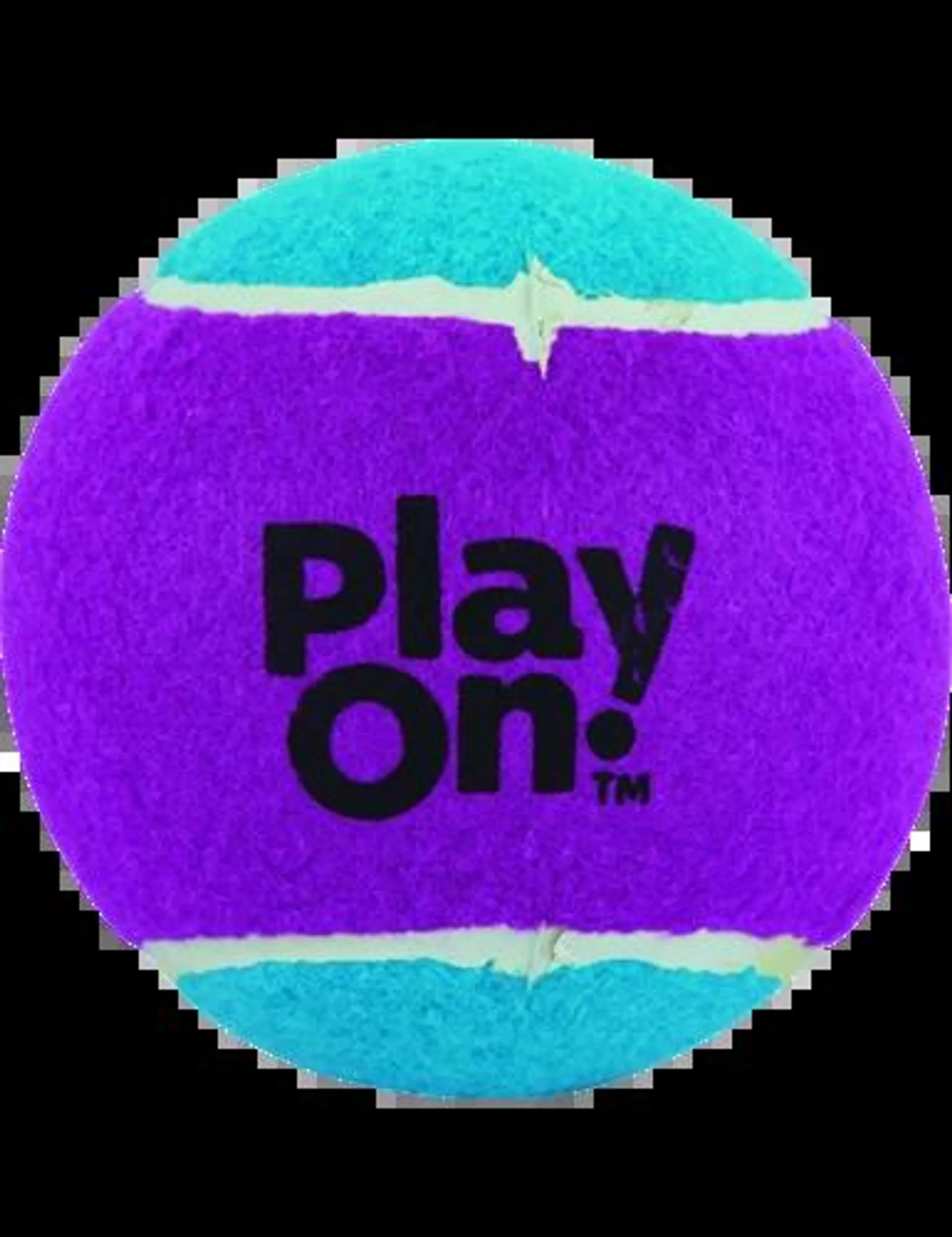 Play On Dog Toy, Tennis Ball Assorted Colors, 5 Inches