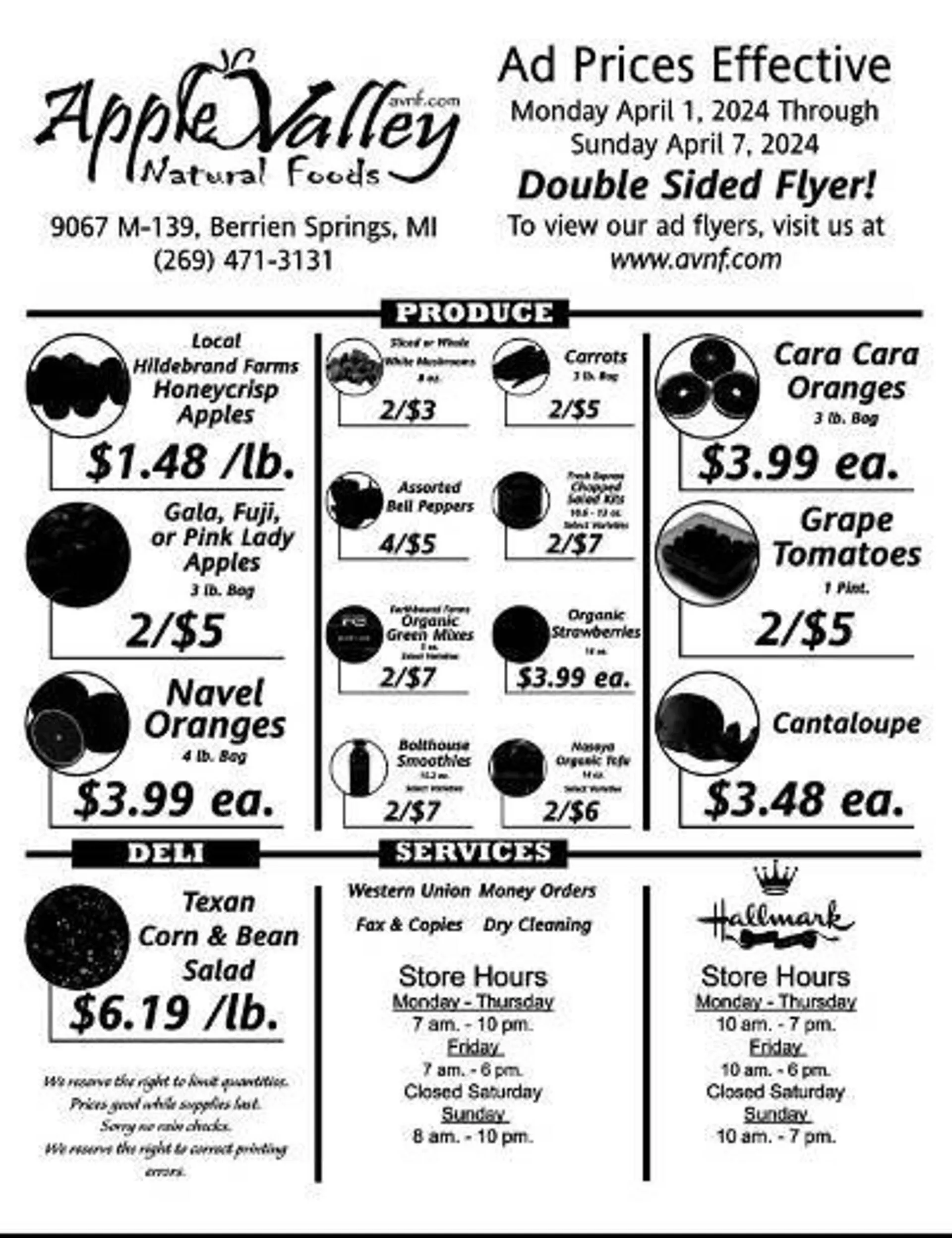 Weekly ad Apple Valley Natural Foods Weekly Ad from April 1 to April 7 2024 - Page 