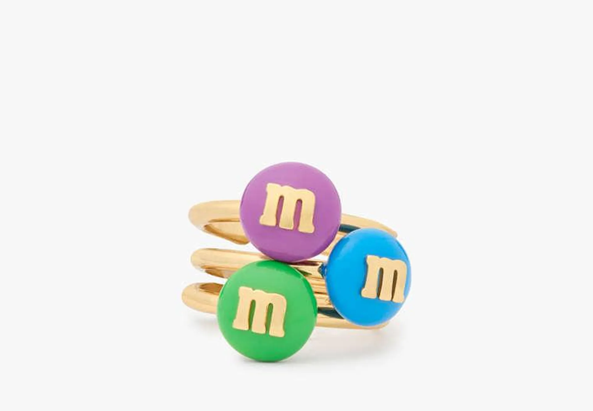 M&M's x Kate Spade New York Stacking Ring Set