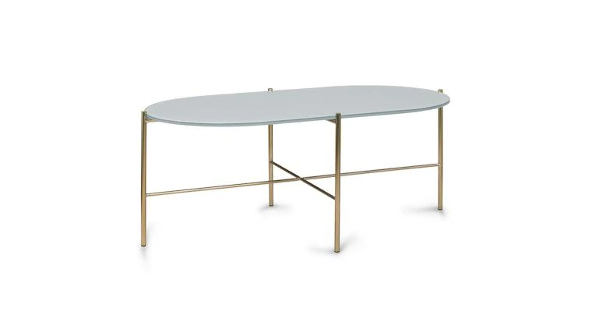 Silicus Light Gray Oblong Coffee Table