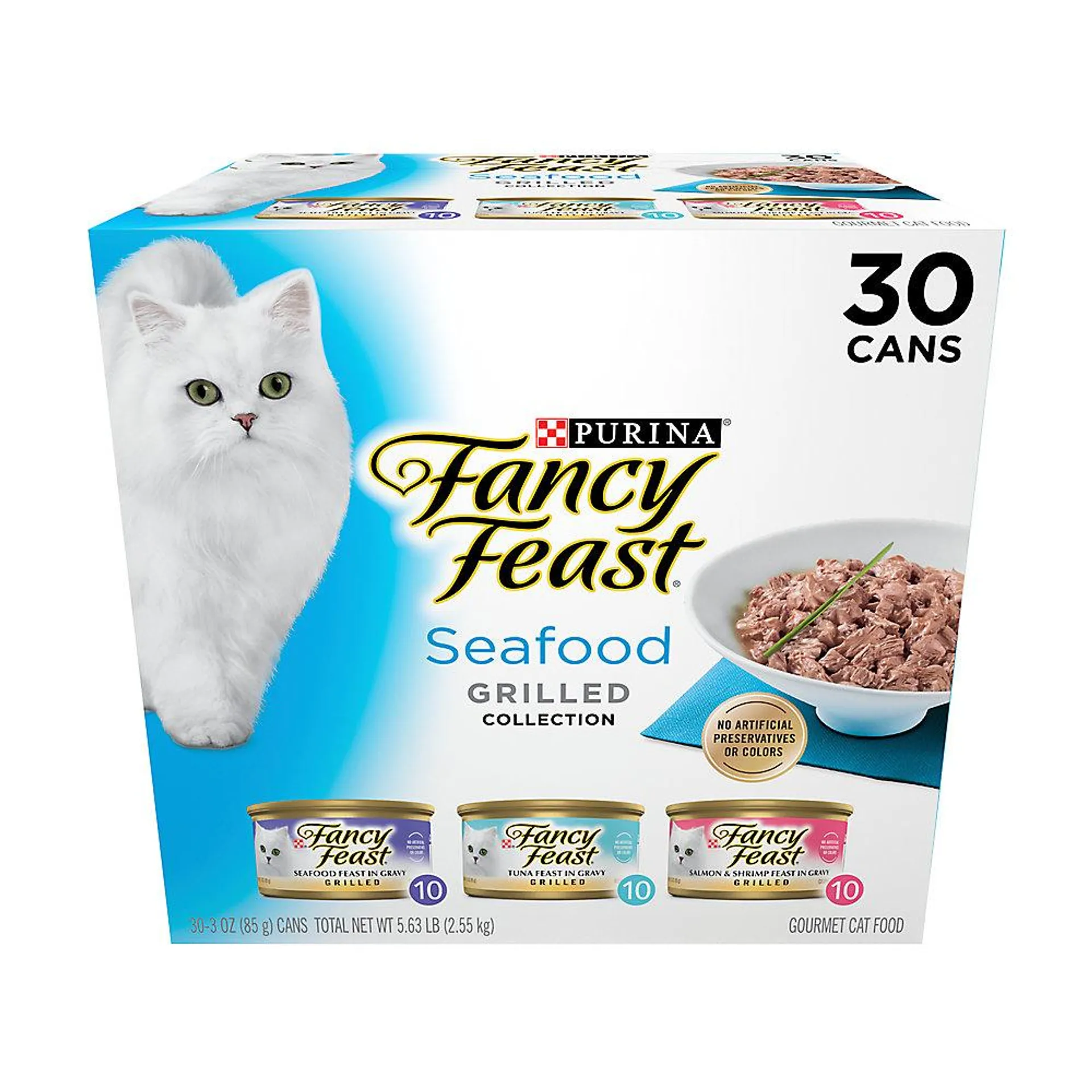 Fancy Feast® All Life Stages Cat Wet Food - Variety Pack, 30 CT, 90 OZ