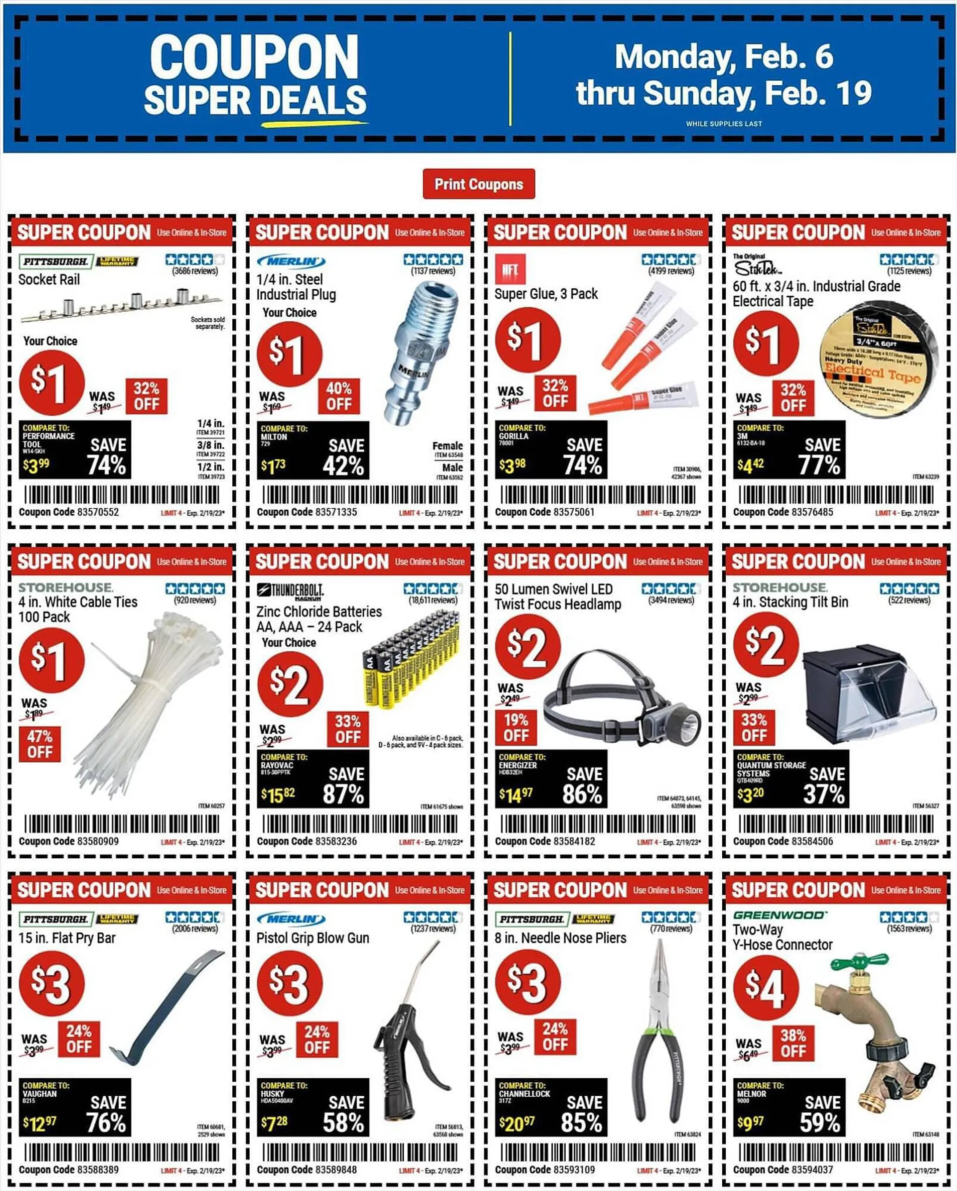 Harbor Freight Tools Weekly Ad - 1