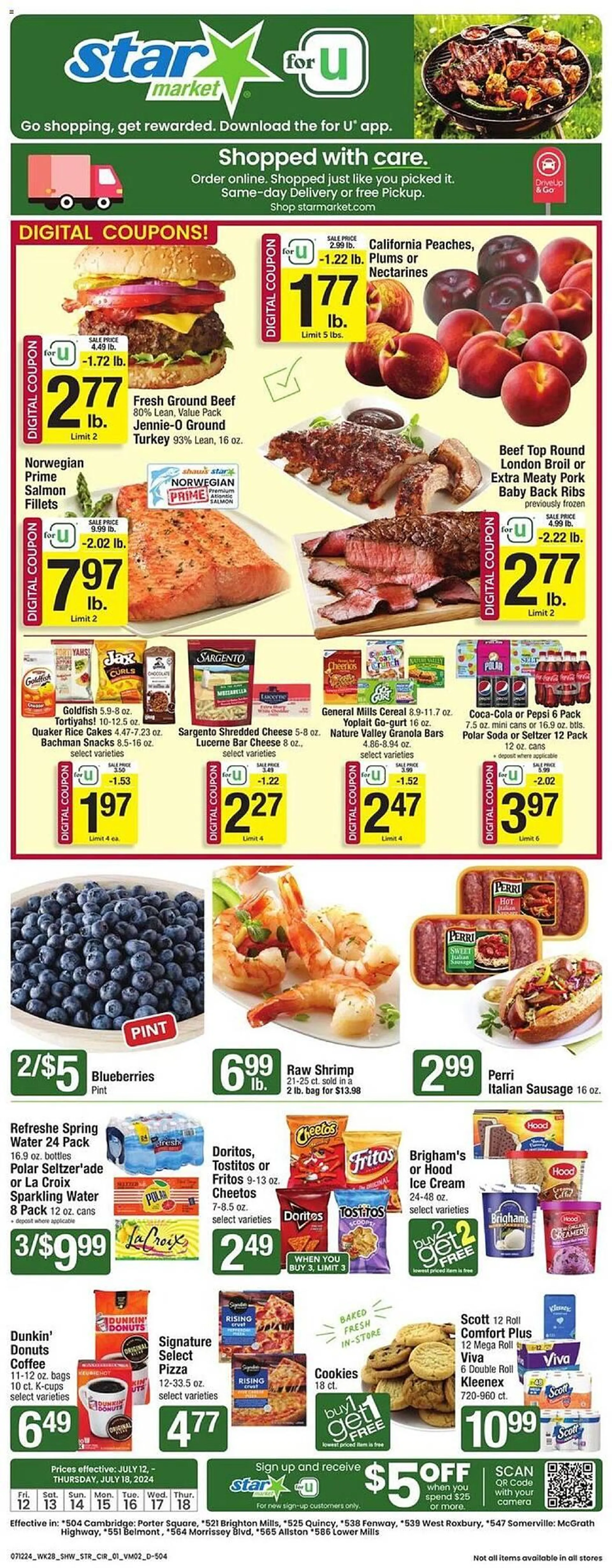 Star Market Weekly Ad - 1