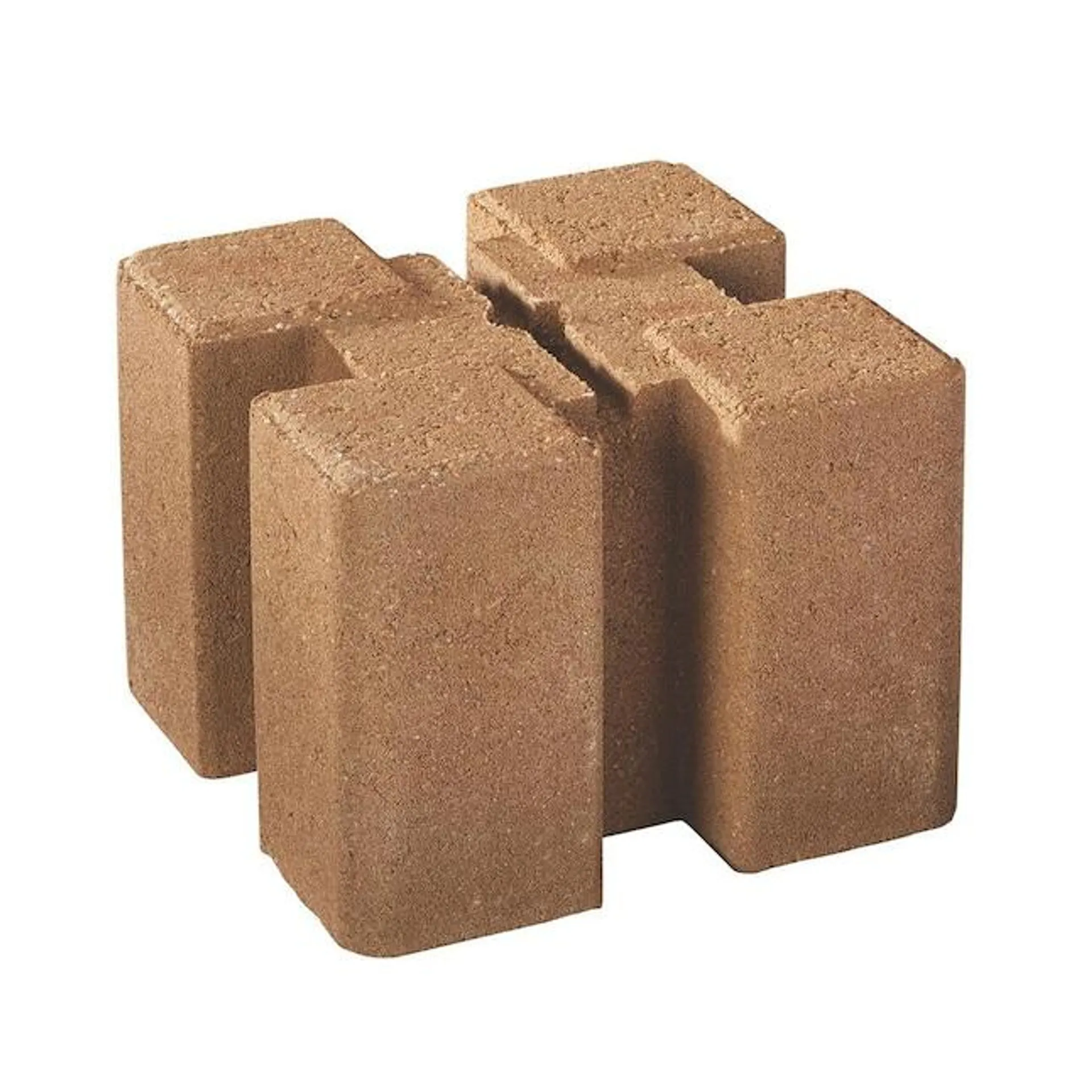 Oldcastle 5.5-in H x 7.75-in L x 7.75-in D Tan Concrete Planter Wall Block