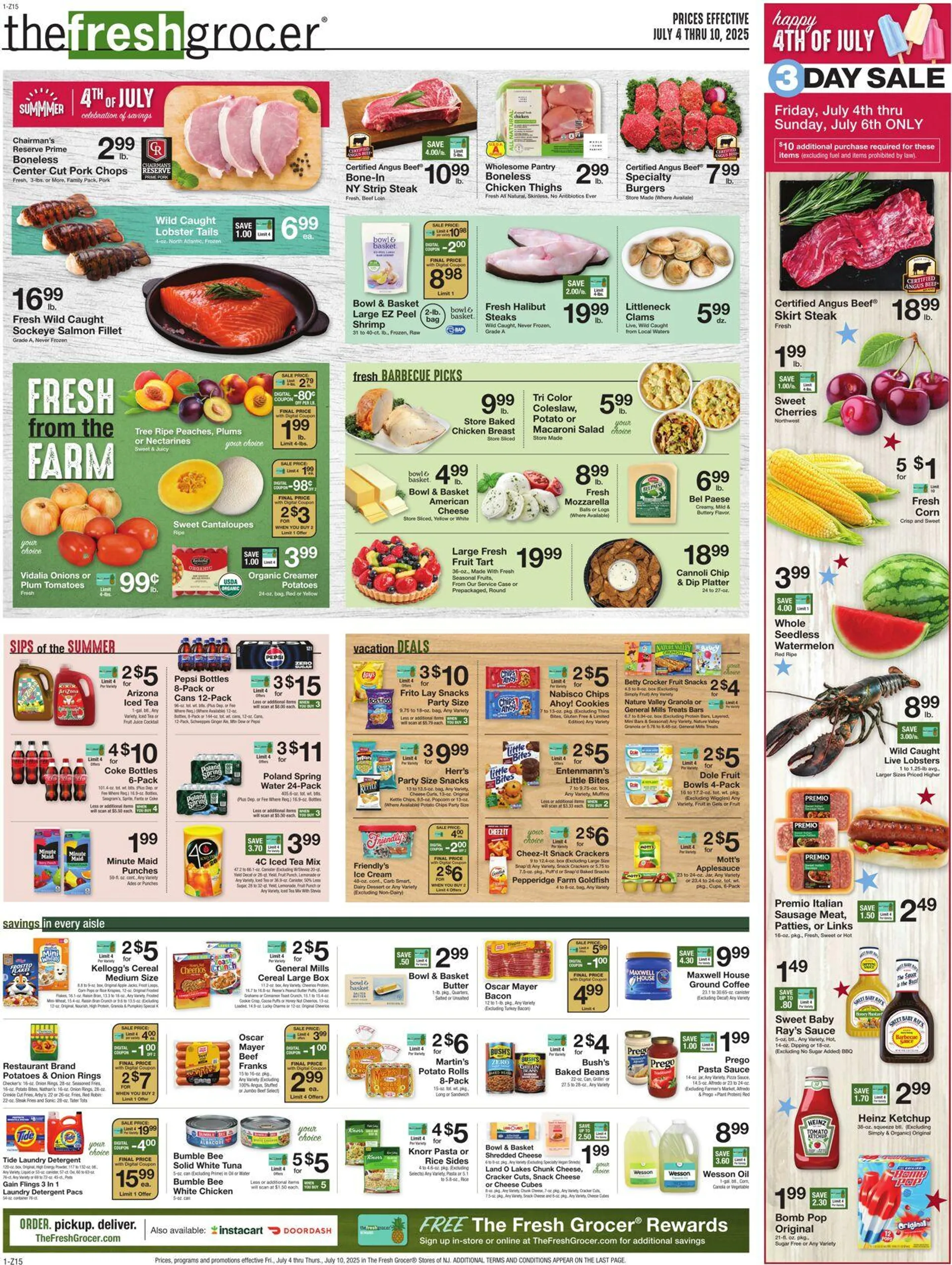 Weekly ad Gerrity's Supermarkets Current weekly ad from July 3 to July 10 2025 - Page 1