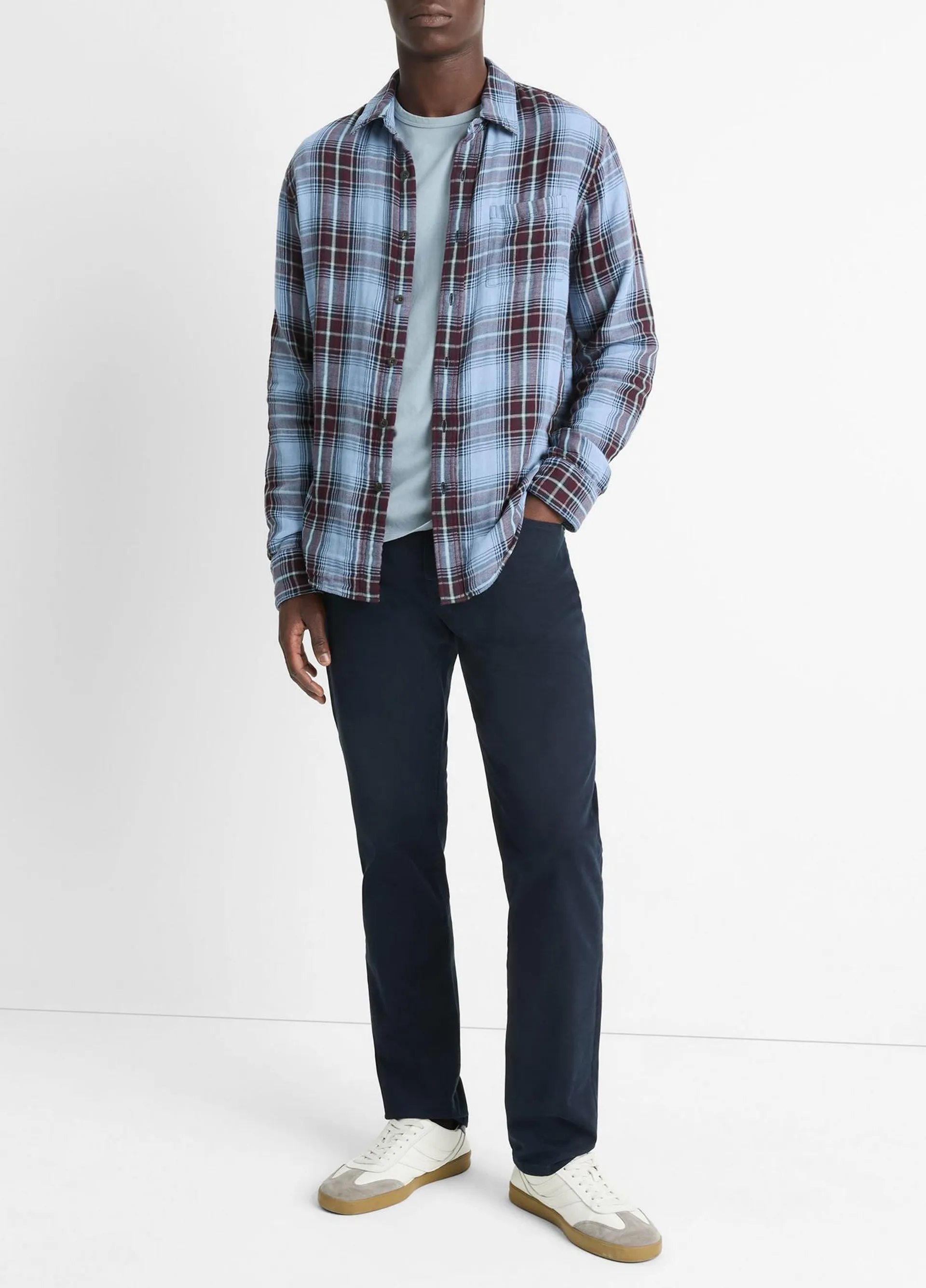 Napa Plaid Cotton Shirt