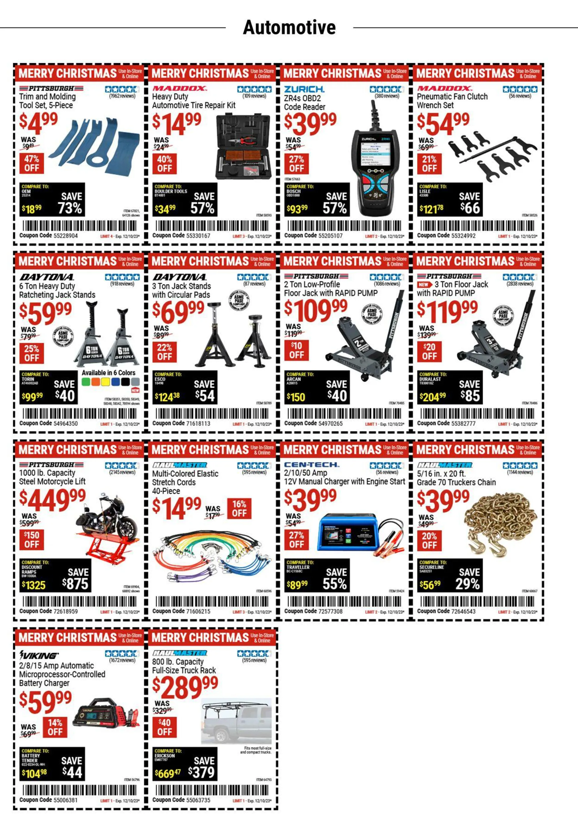 Weekly ad Harbor Freight from December 5 to December 18 2023 - Page 3